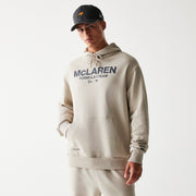 McLaren Racing F1 Word Mark Oversized Hoodie Adults - Stone