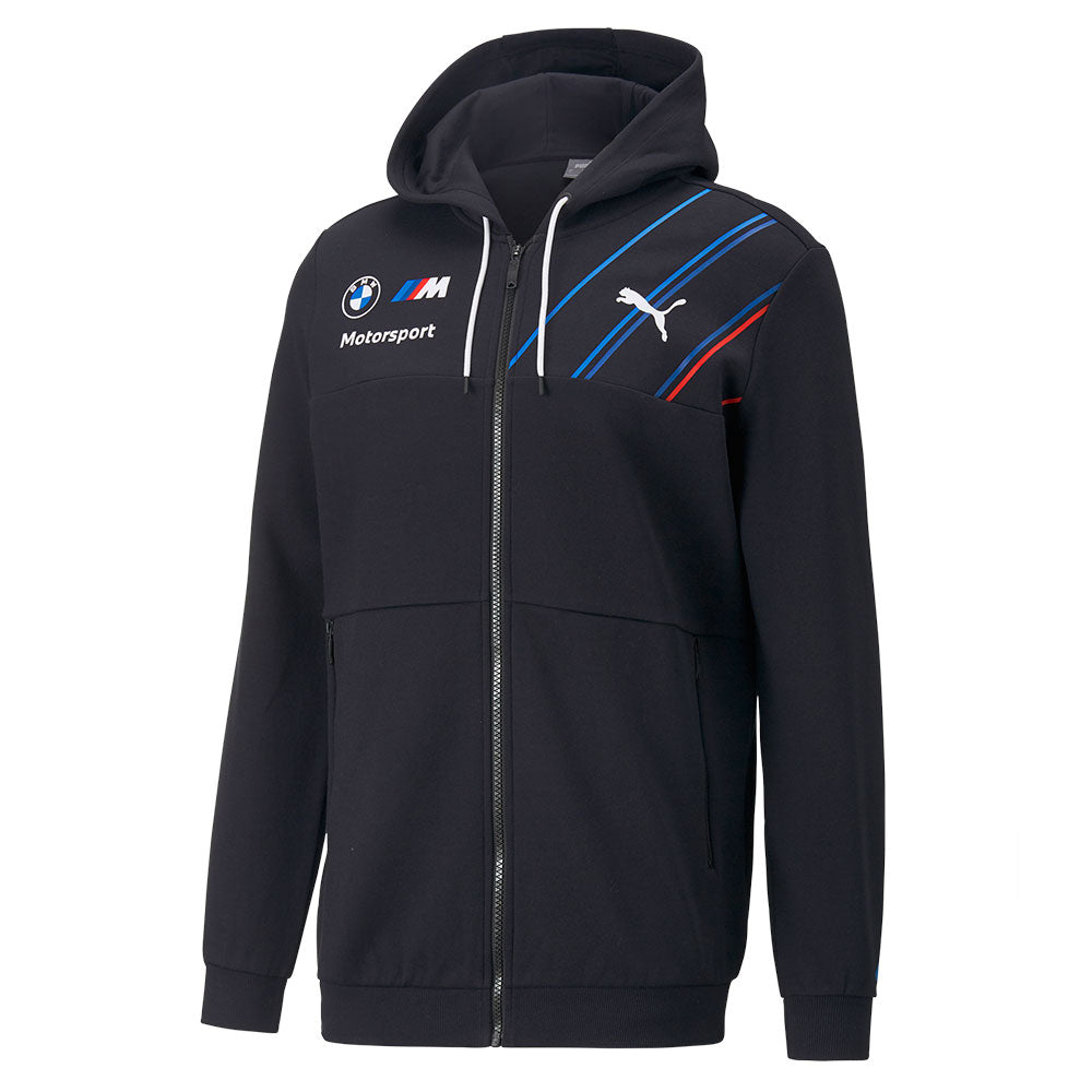 BMW Motorsport Team Fill Zip Hooded Sweat Mens – Anthracite