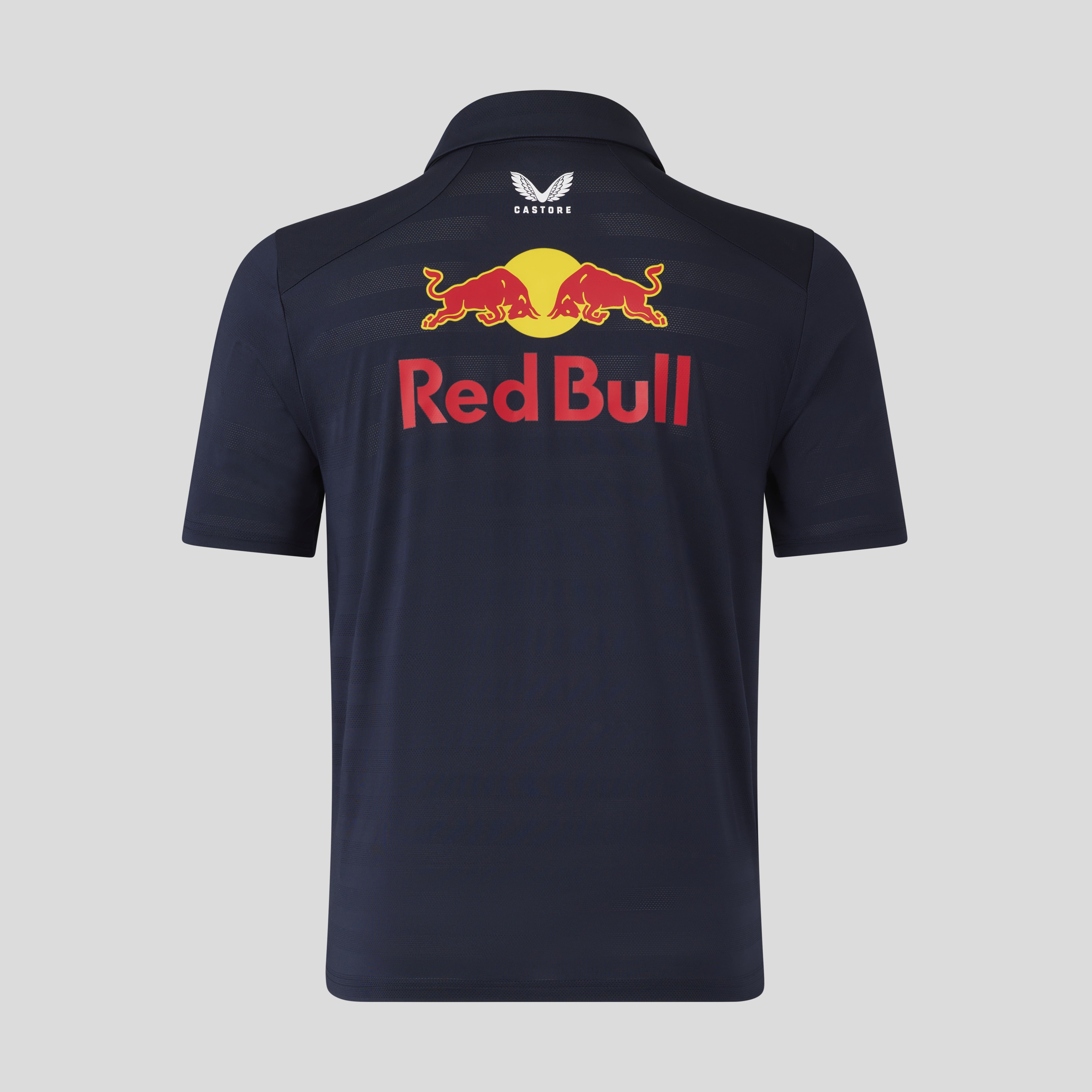 Red Bull Racing F1 Team 2025 Short Sleeve Polo Shirt Driver Yuki Tsunoda Mens - Night Sky