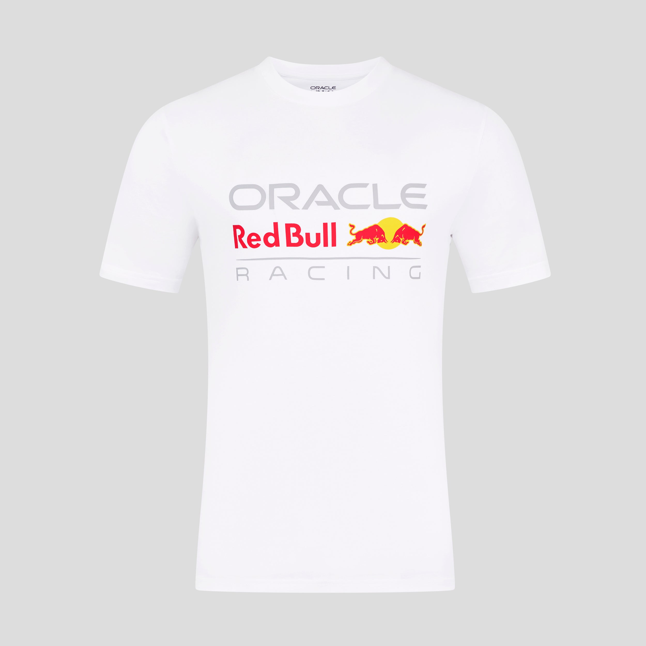 Red Bull Racing F1 Large Front Logo Tee Unisex - Brilliant White