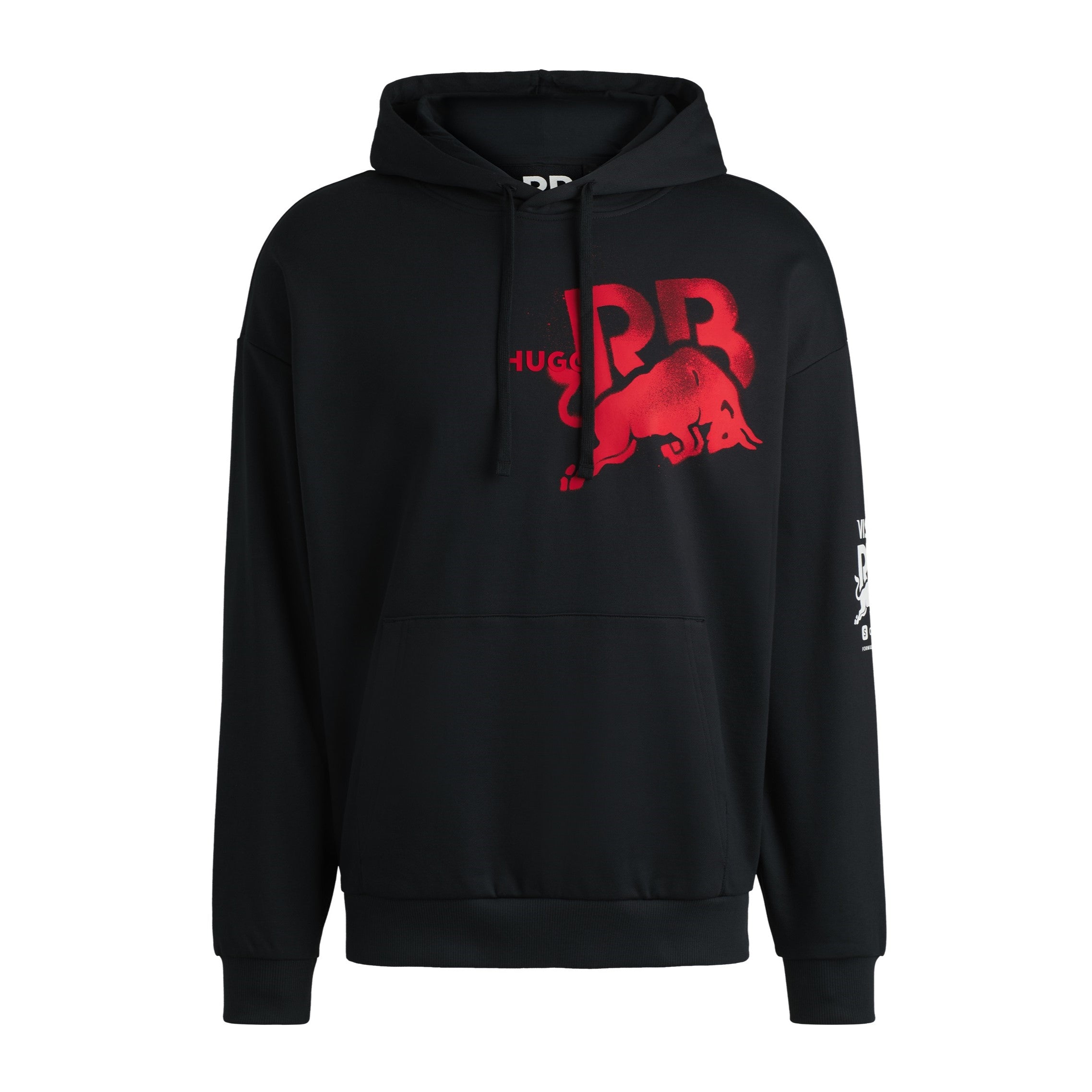 Visa Cash App RB F1 Spray Logo Hoodie Unisex - Black