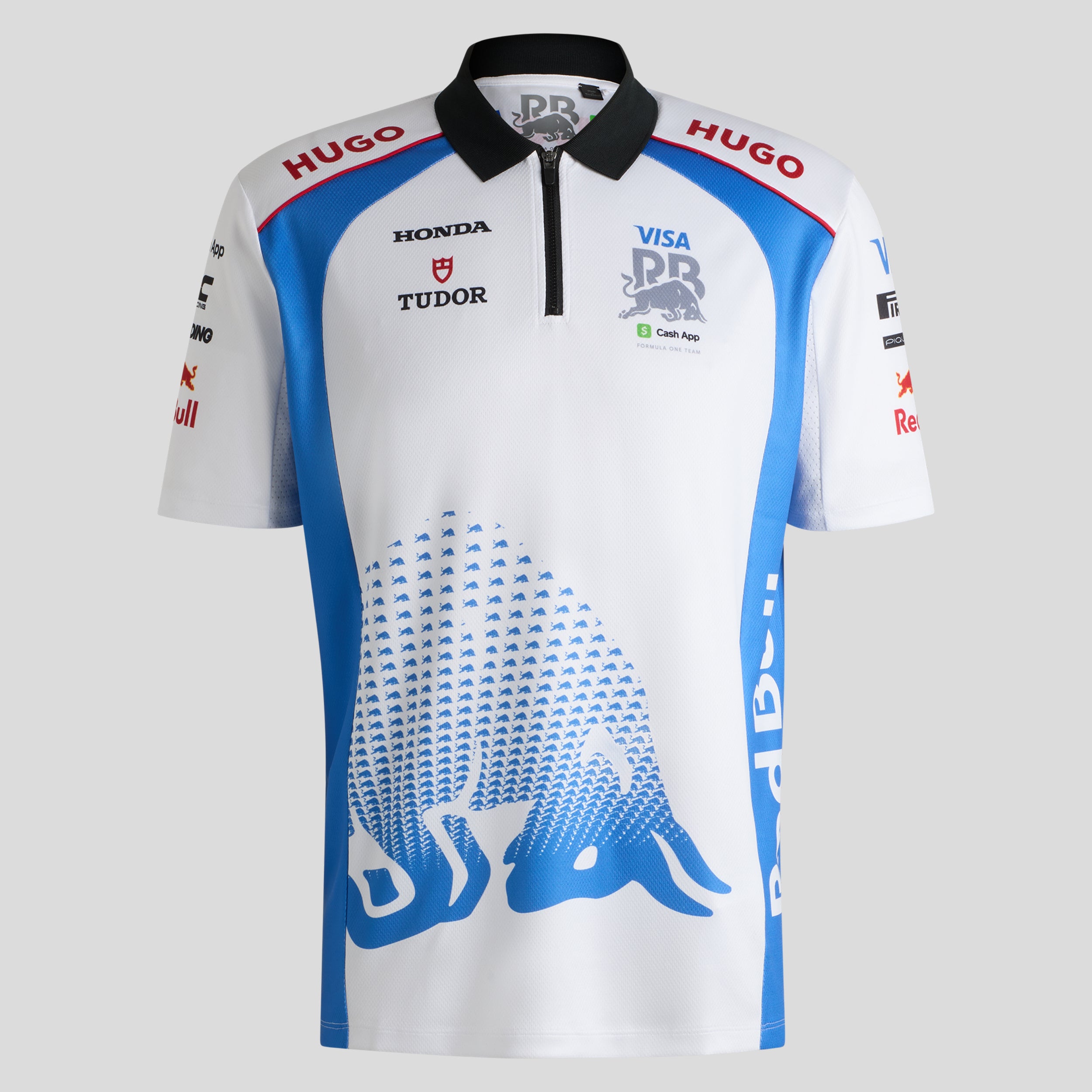 Visa Cash App RB F1 Team 2025 Polo Mens - White