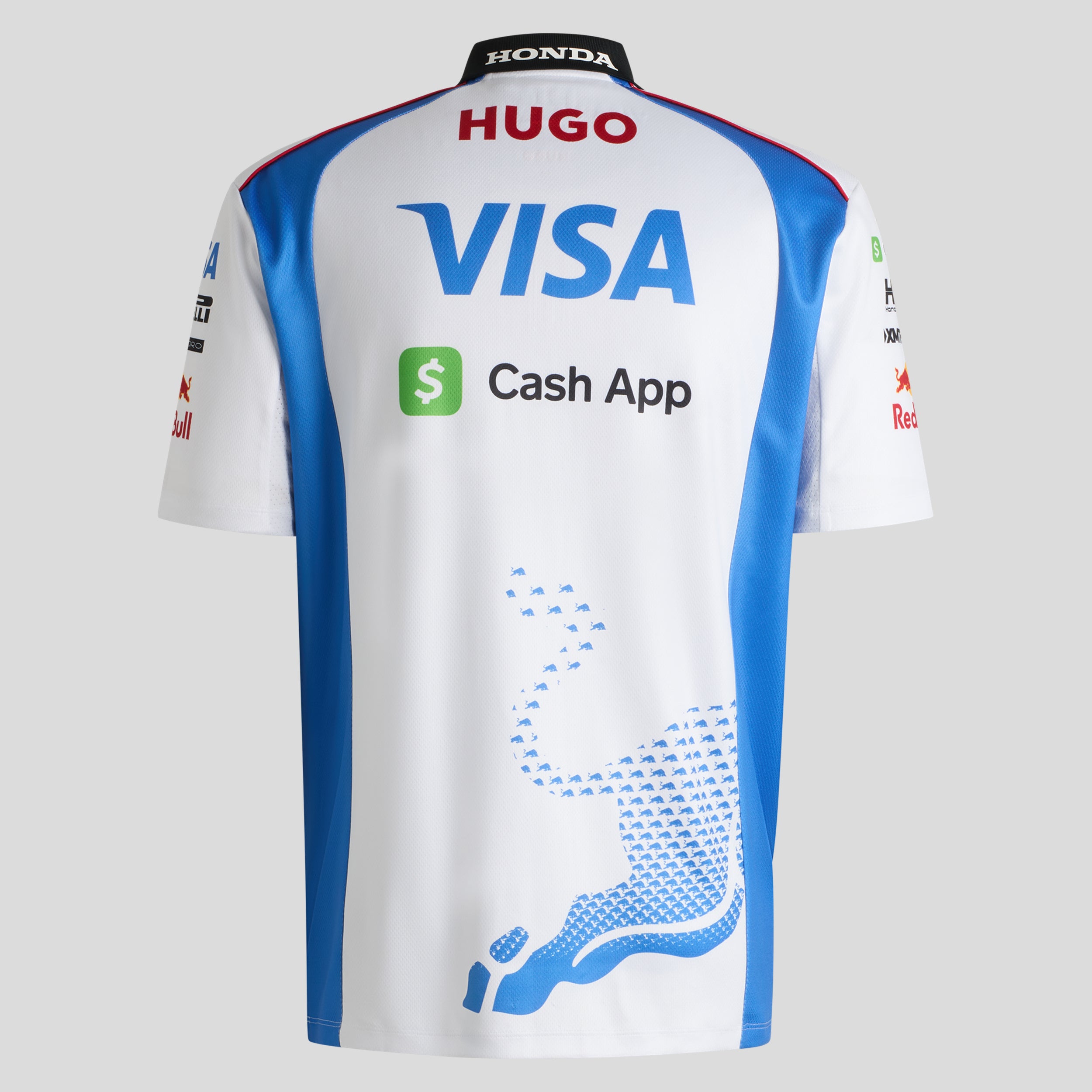 Visa Cash App RB F1 Team 2025 Polo Mens - White