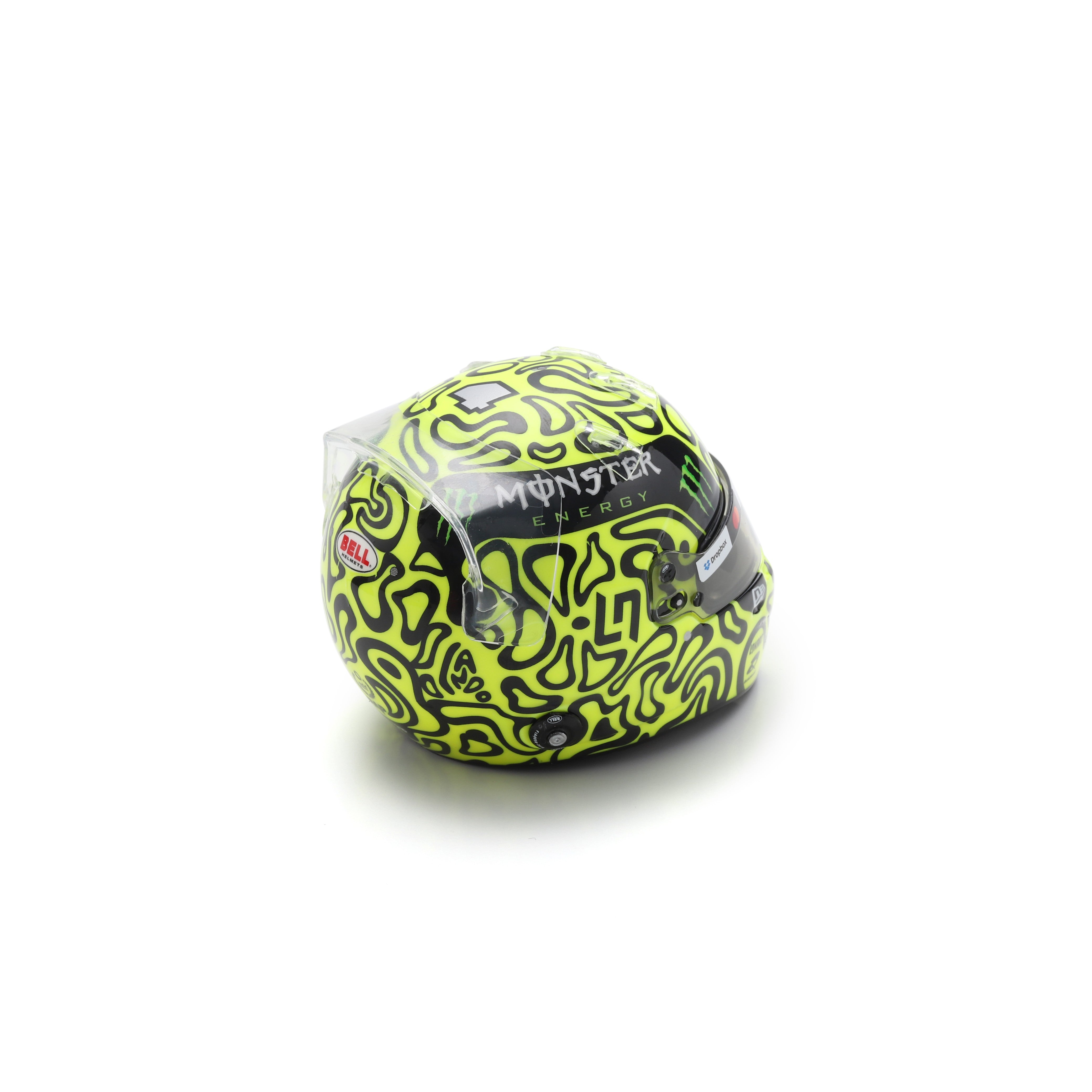 Spark McLaren Racing F1 Racing F1 Lando Norris 2025 Mini Helmet Unisex - Yellow - 1:5 Scale