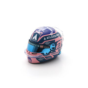 Spark Williams F1 Team Alex 2025 Mini Helmet Adults - Pink - 1:5 Scale