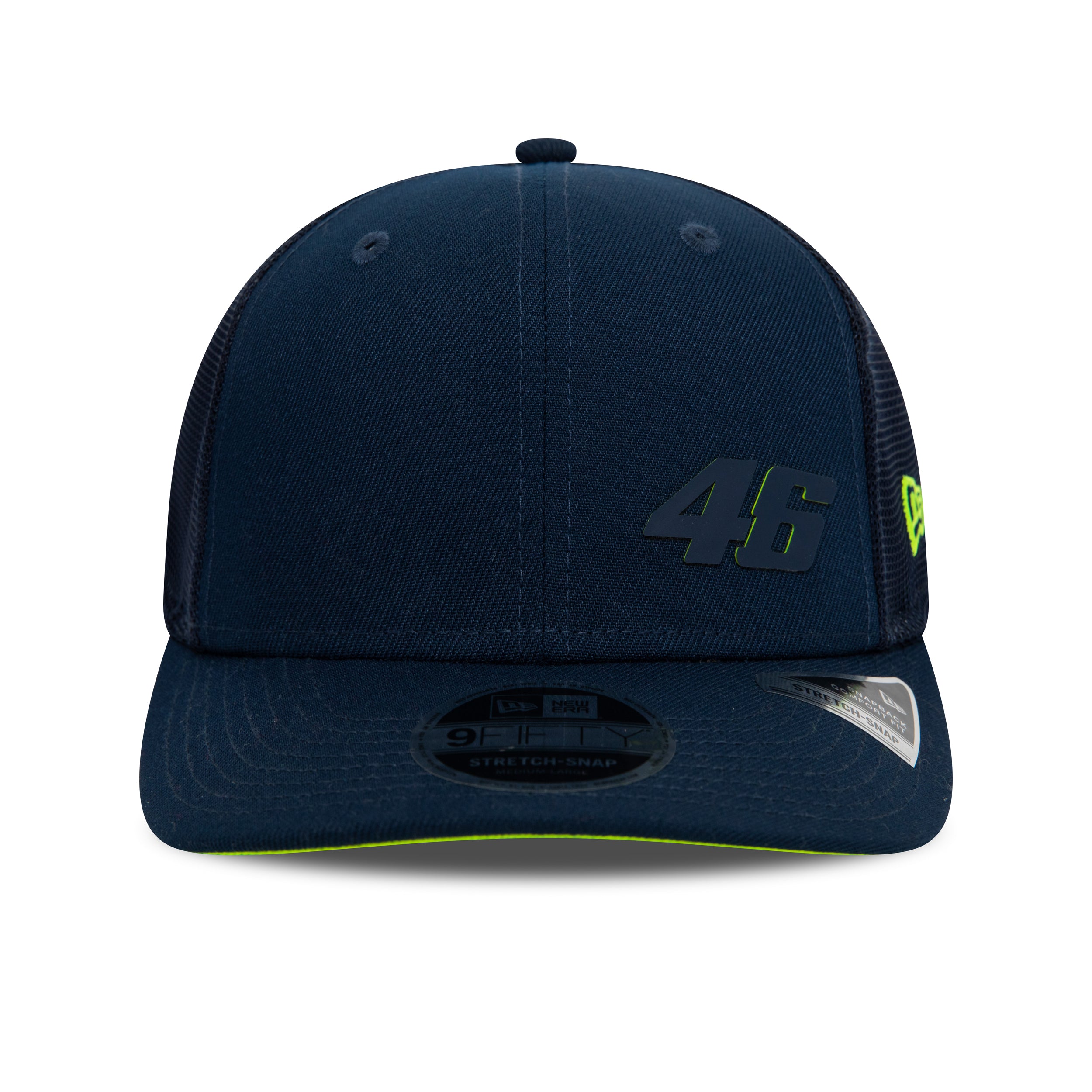 VR46 Repreve 9FiftySS Adults - Navy/Neon Yellow