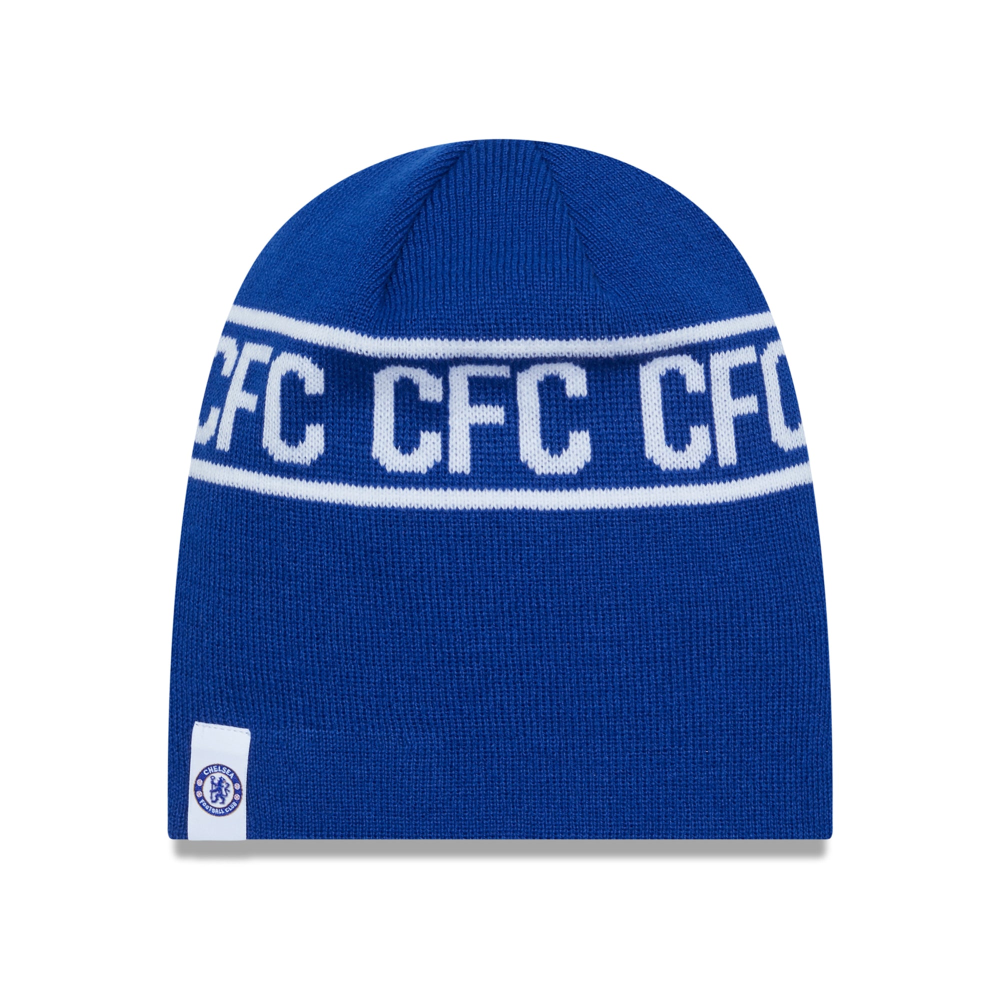 Chelsea Wordmark Skull Beanie Adults - Blue