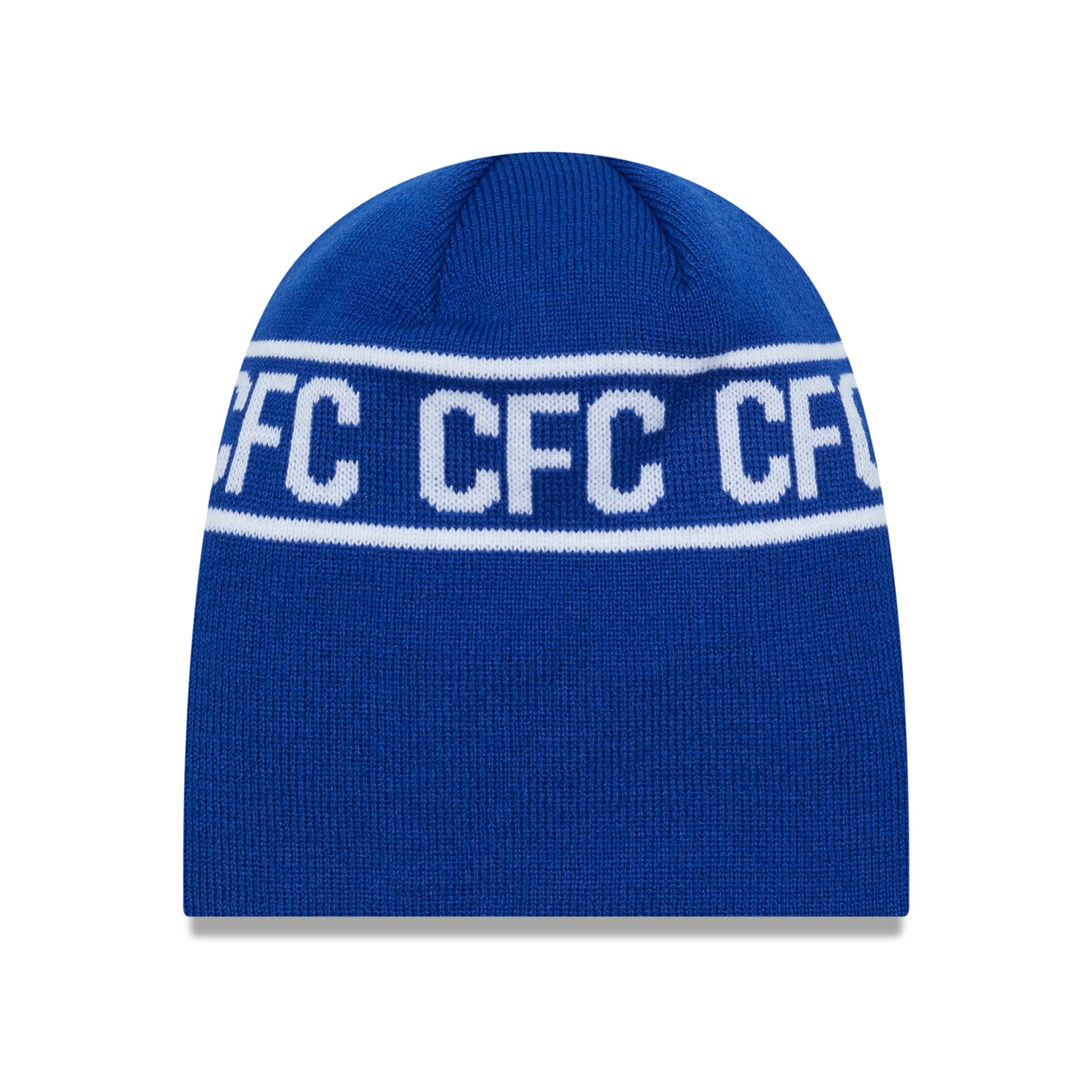 Chelsea Wordmark Skull Beanie Adults - Blue