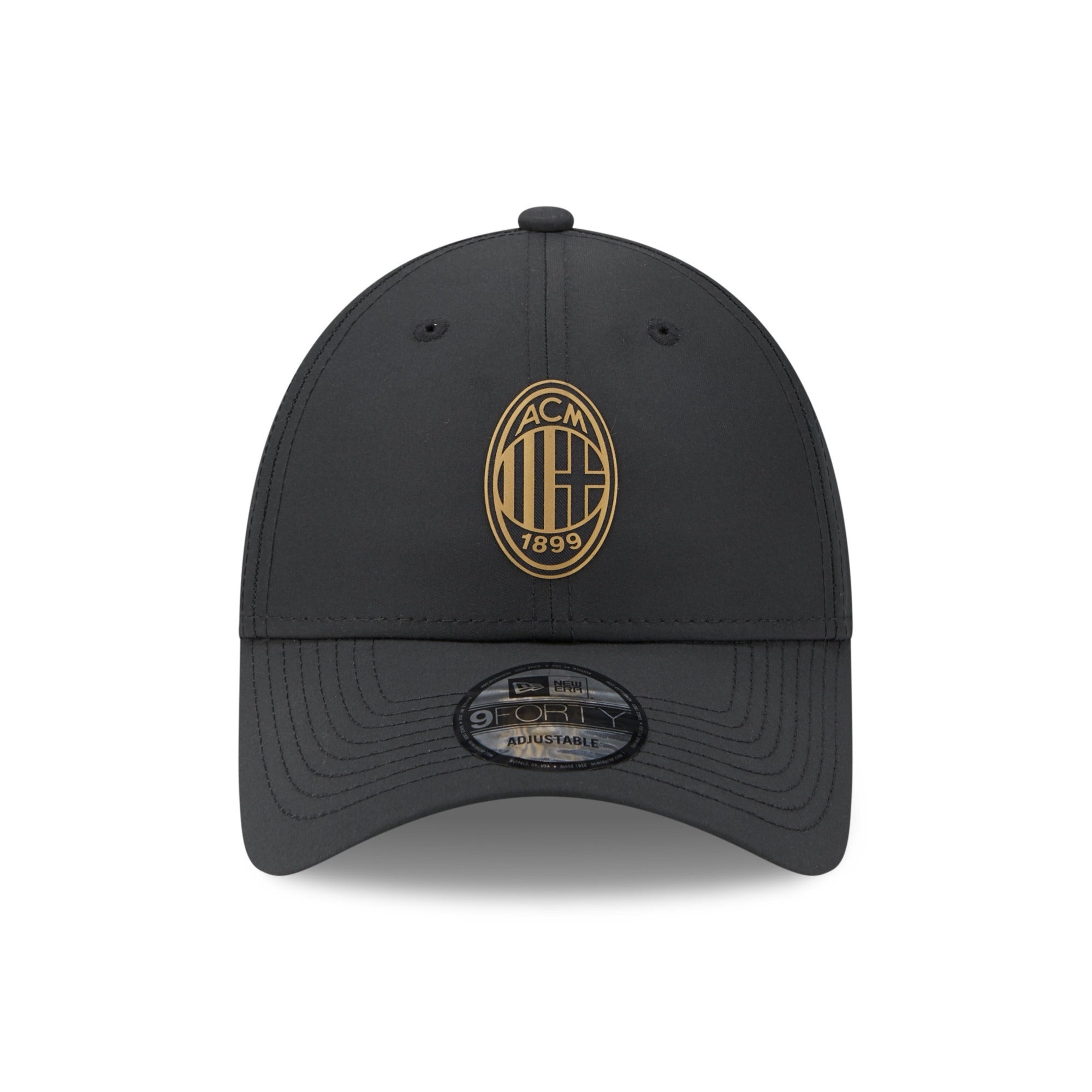 AC Milan Essential Gold Logo 9Forty Adults - Black