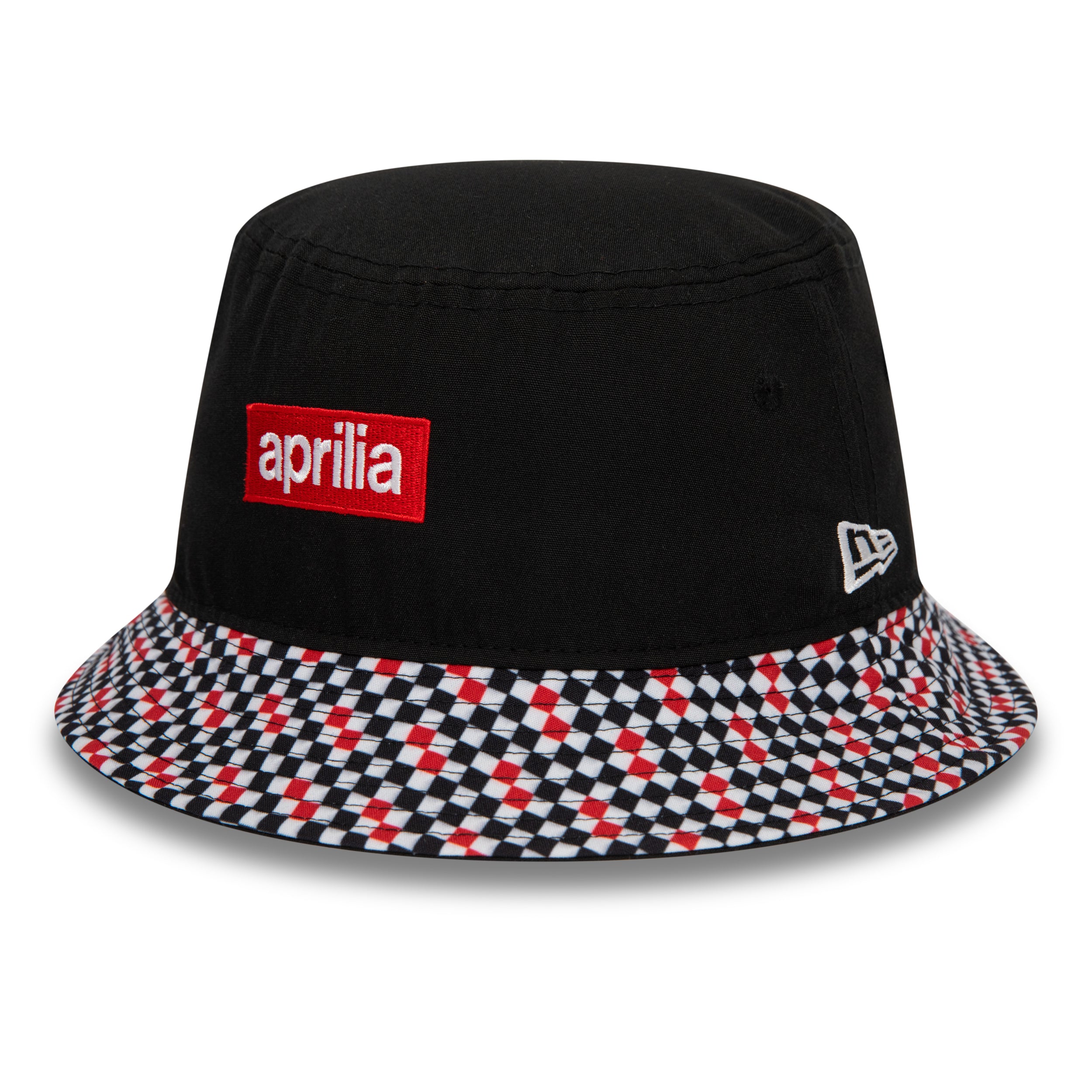 Aprilia All Over Print Tapered Bucket Hat Adults - Black