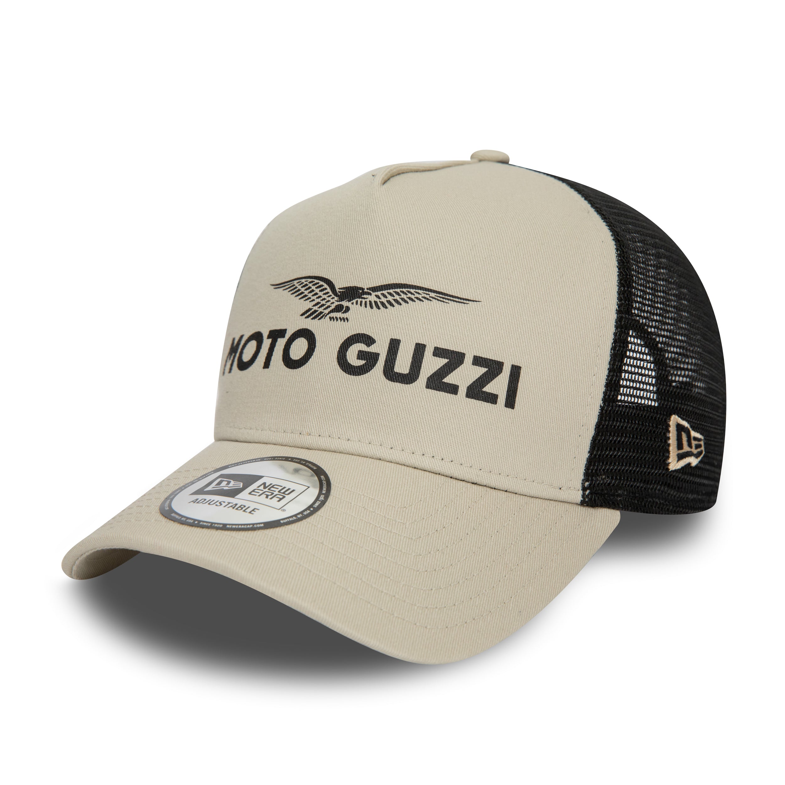 Moto Guzzi Seasonal Trucker Cap Adults - Stone