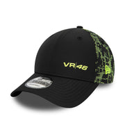 VR46 Featherweight Poly Print 9Forty Cap Adults - Black/Neon Yellow