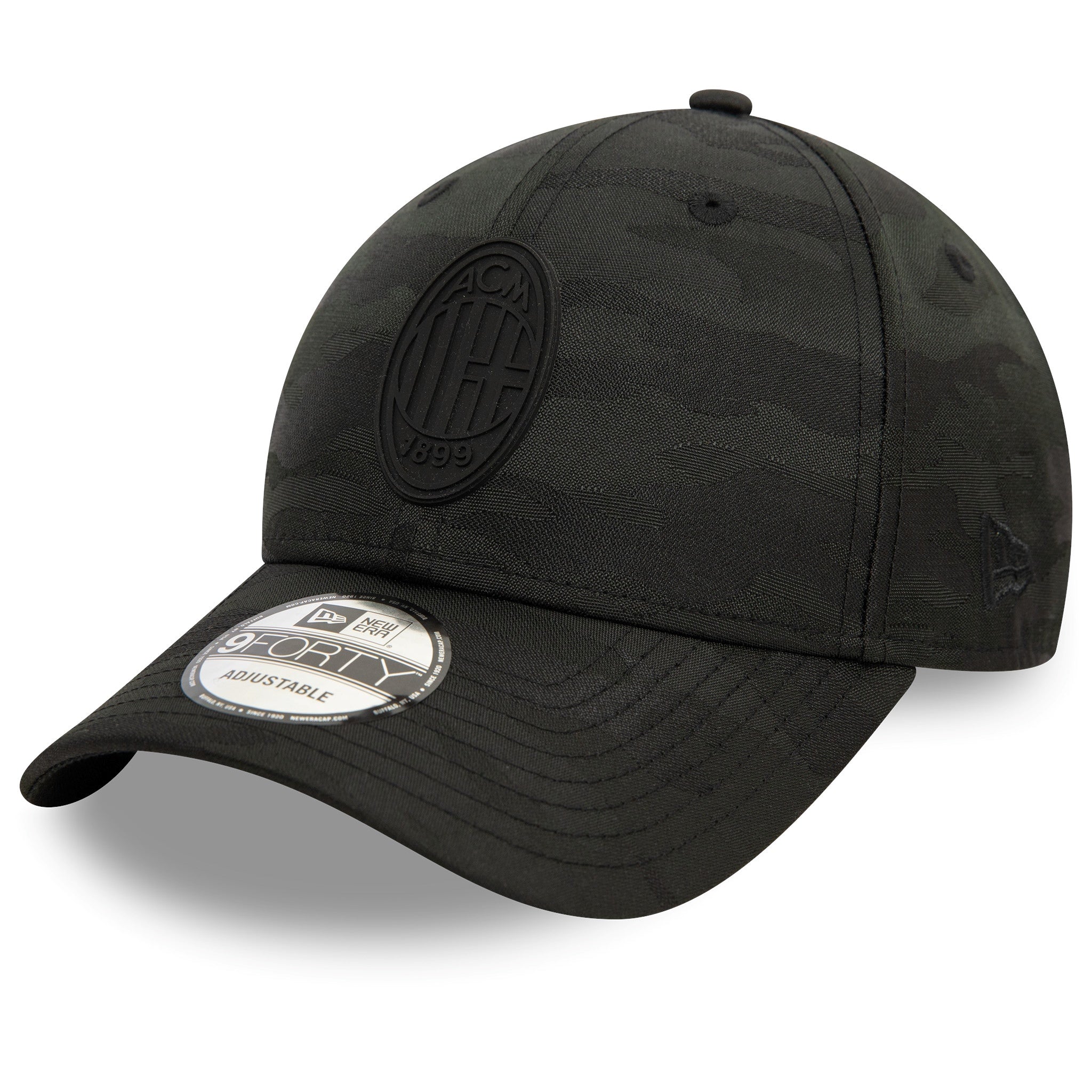 AC Milan Tonal Camo 9Forty Cap Adults - Black