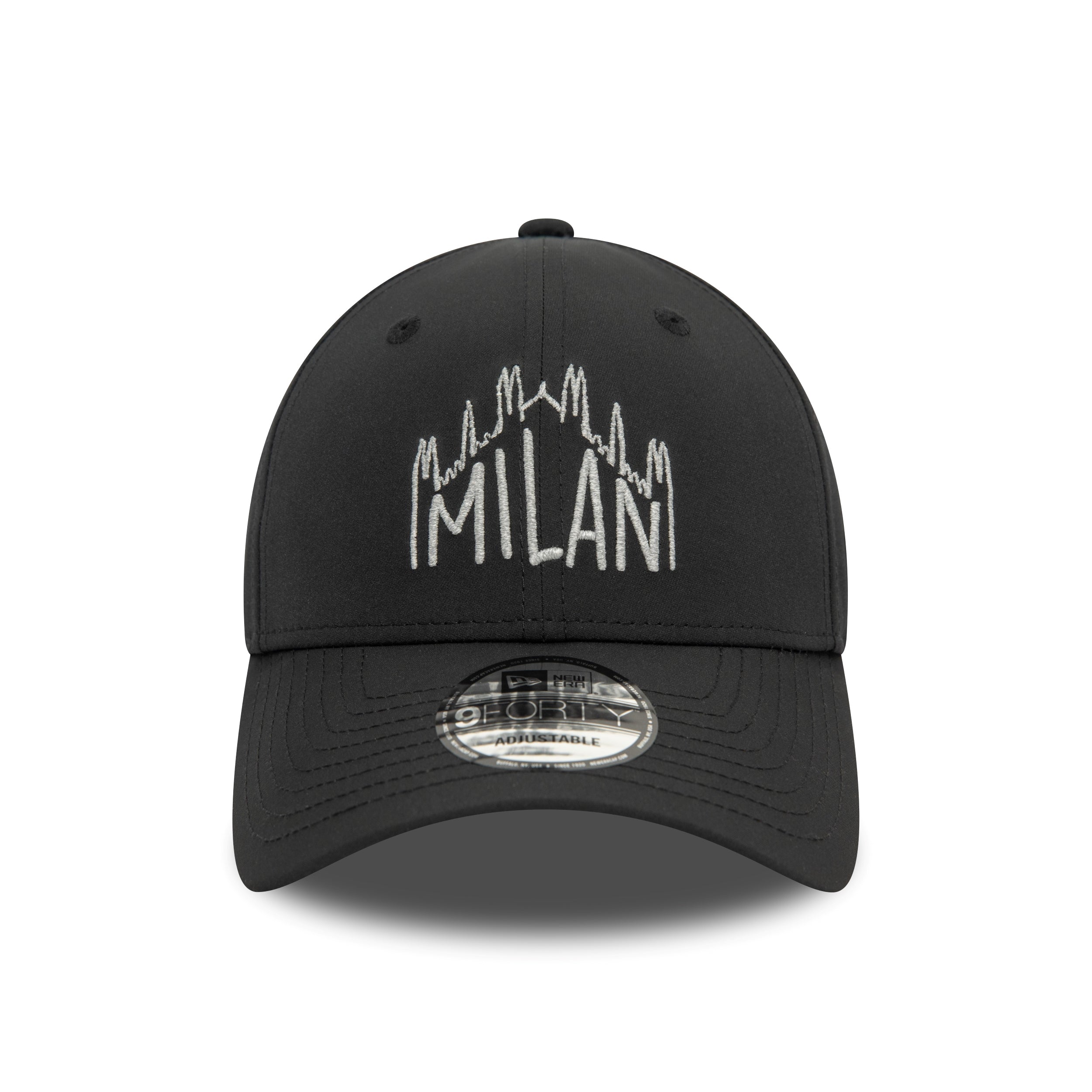 AC Milan Reflective 9Forty Cap Adults - Black