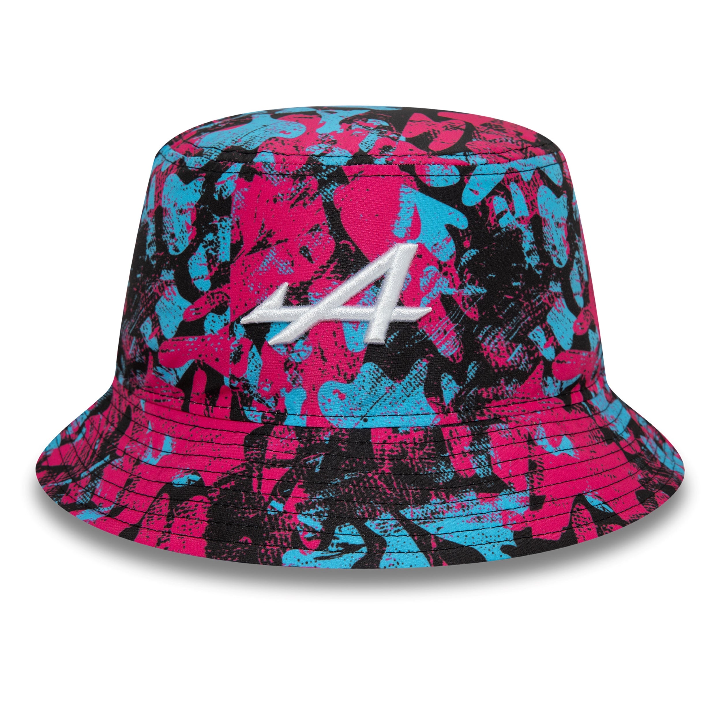 Alpine F1 Silverstone Tapered Bucket Hat Adults - Multicolour