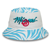 Haas F1 Miami Zebra Bucket Hat Adults - White