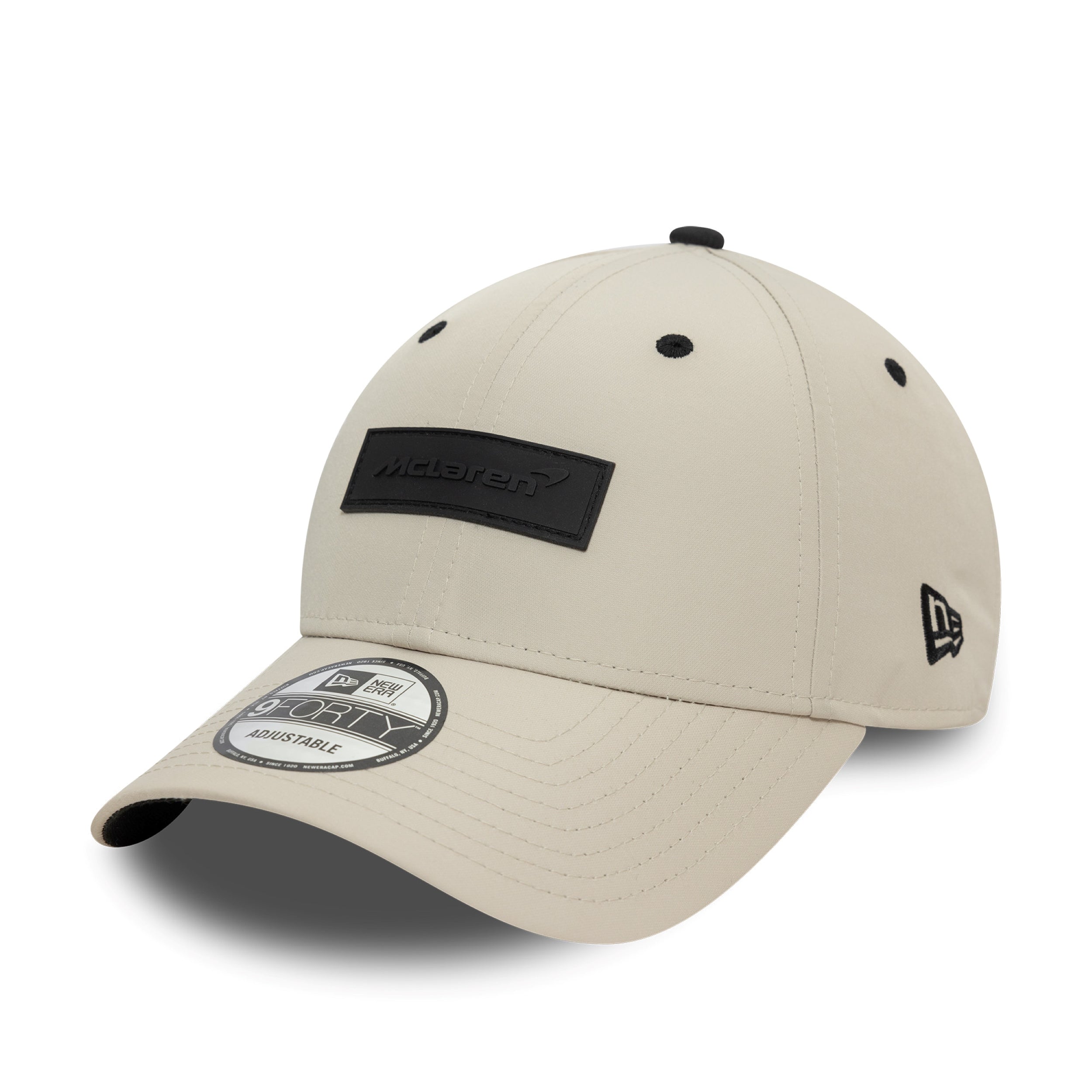 McLaren Automotive Rubber Patch 9Forty Cap Adults - Stone
