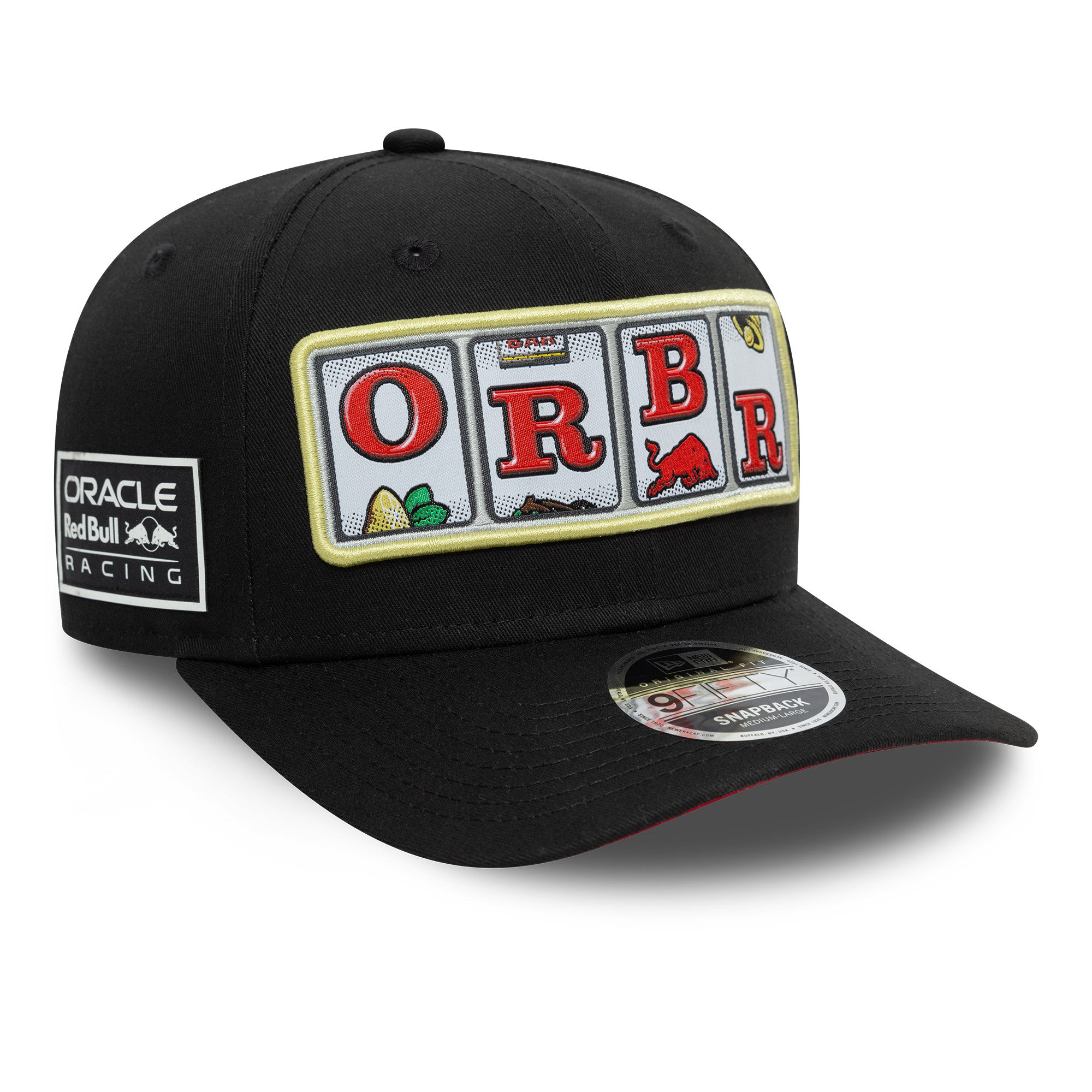 Red Bull Racing F1 Las Vegas Patch 9Fifty Cap Pre Curve Adults - Black
