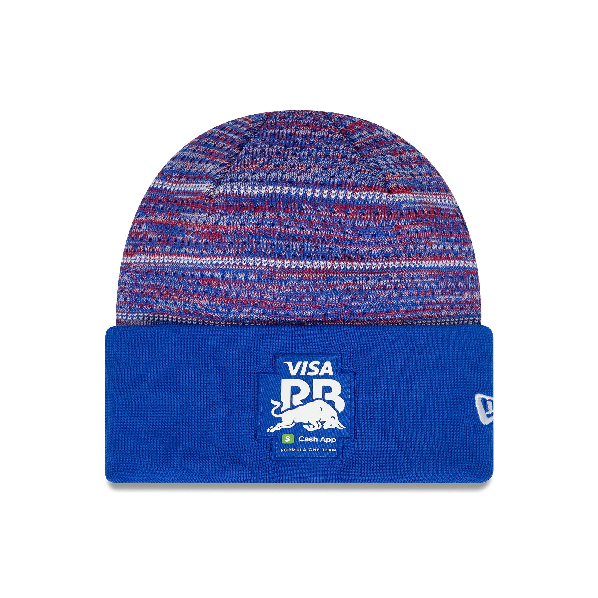 Visa Cash App RB F1 Team 2024 Wide Cuff Knit Adults - Bright Blue/Front Door Red