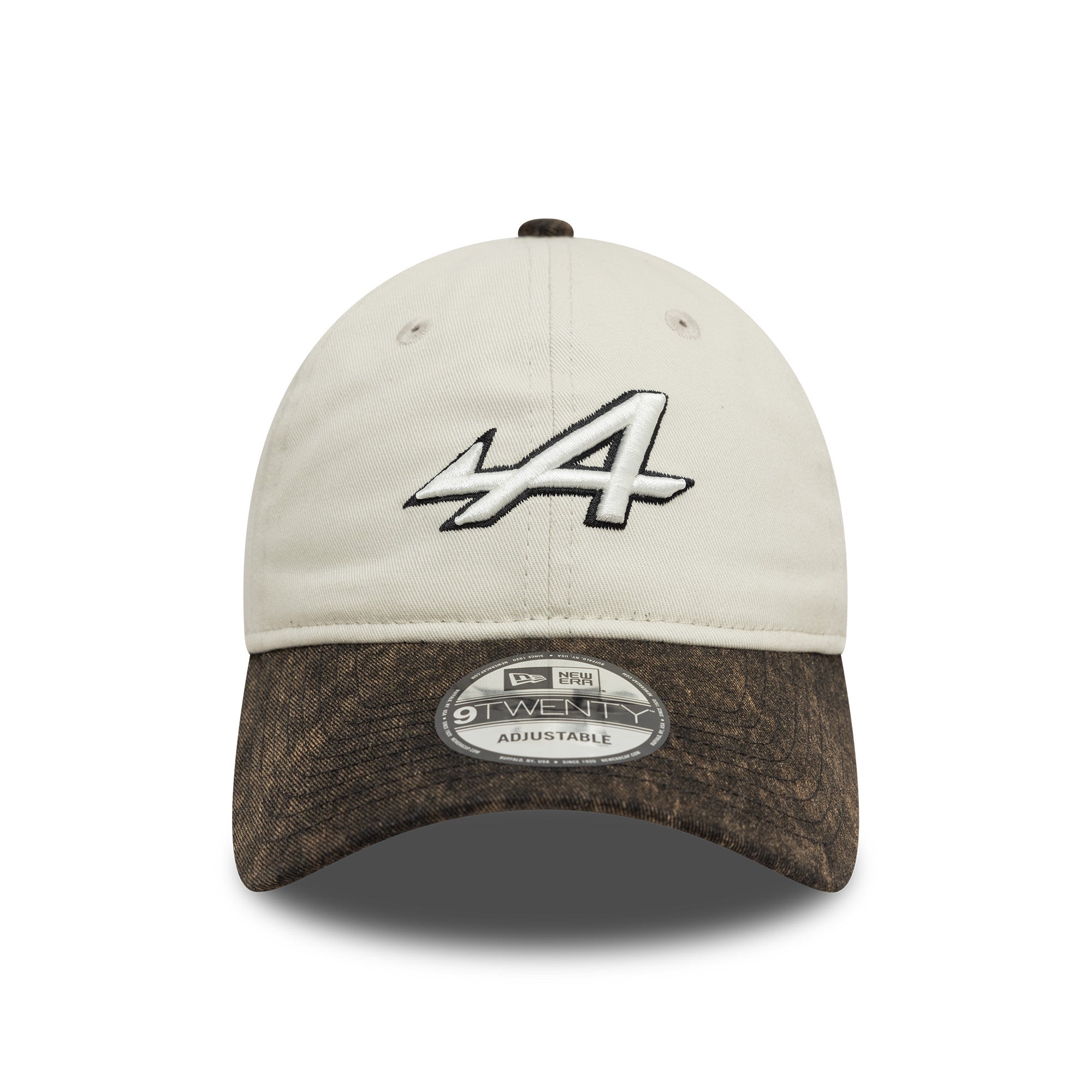 Alpine F1 Acid Wash 9Twenty Cap Adults - Chrome White/Black