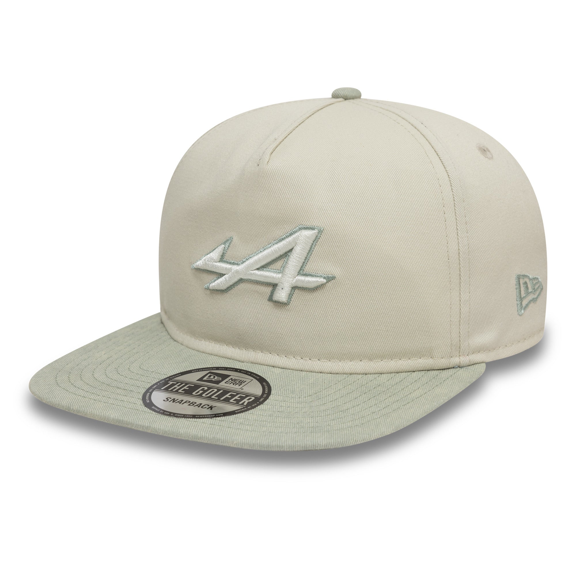 Alpine F1 Acid Wash Golfer Adults - Chrome White/Evergreen