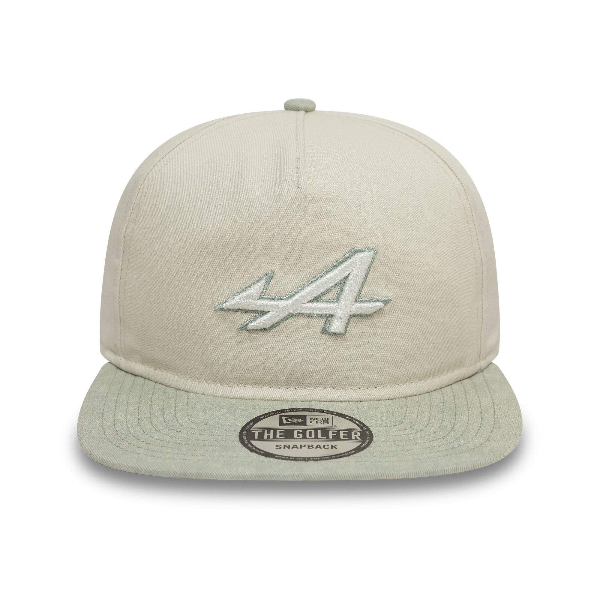 Alpine F1 Acid Wash Golfer Adults - Chrome White/Evergreen