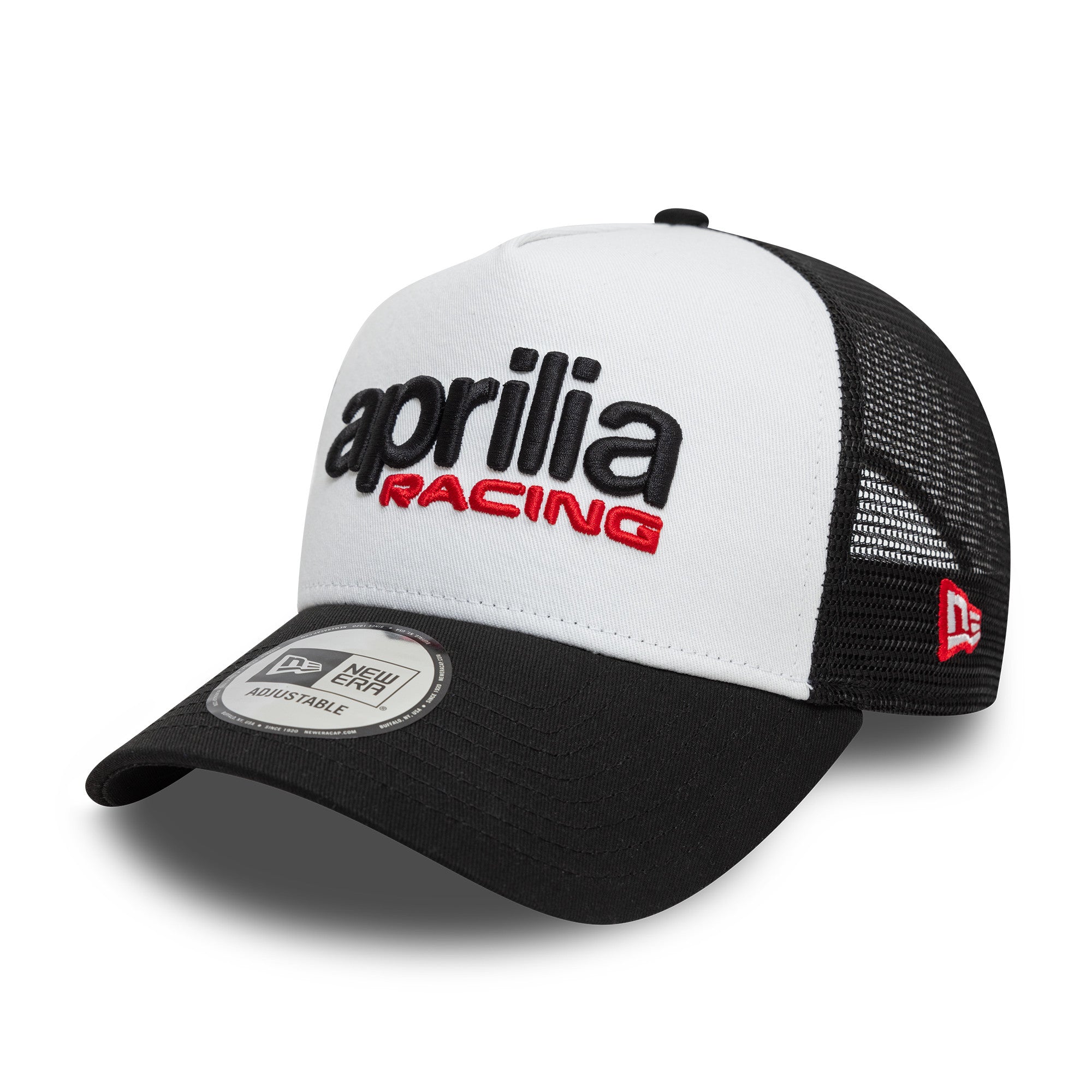Aprilia Essential Trucker Cap Adults - White/Black