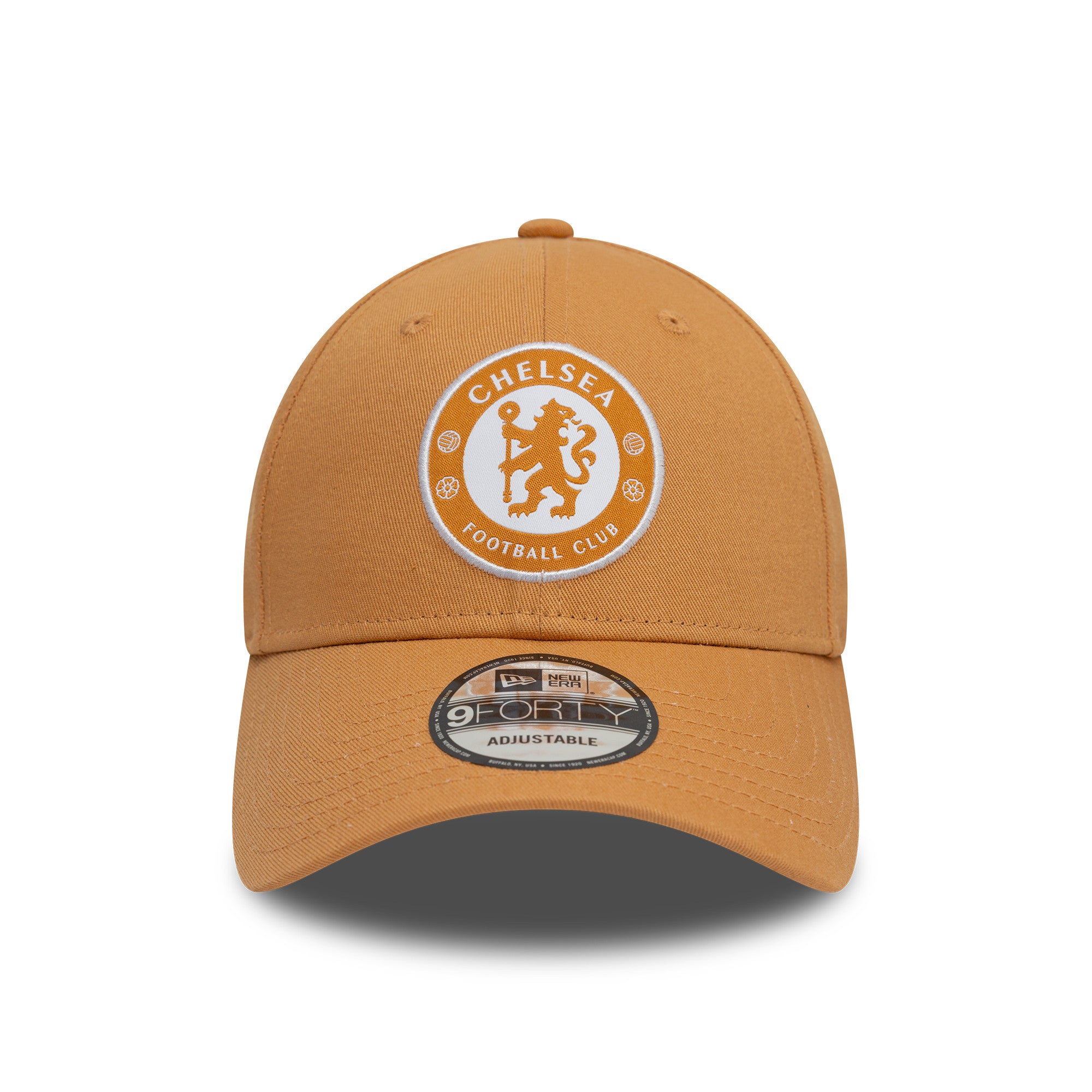 Chelsea FC Seasonal Pop 9Forty Cap Adults - Light Tan/White