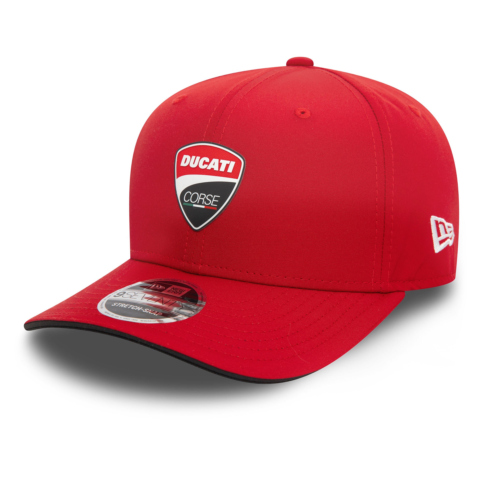 Ducati Core 9Seventy Cap Stretch Snap Adults - Scarlet/Black