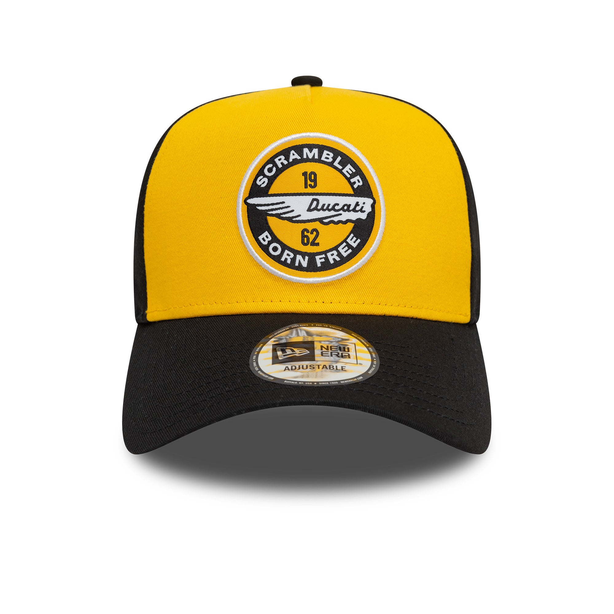 Ducati Scrambler Patch Trucker Cap Adults - Amber/Black