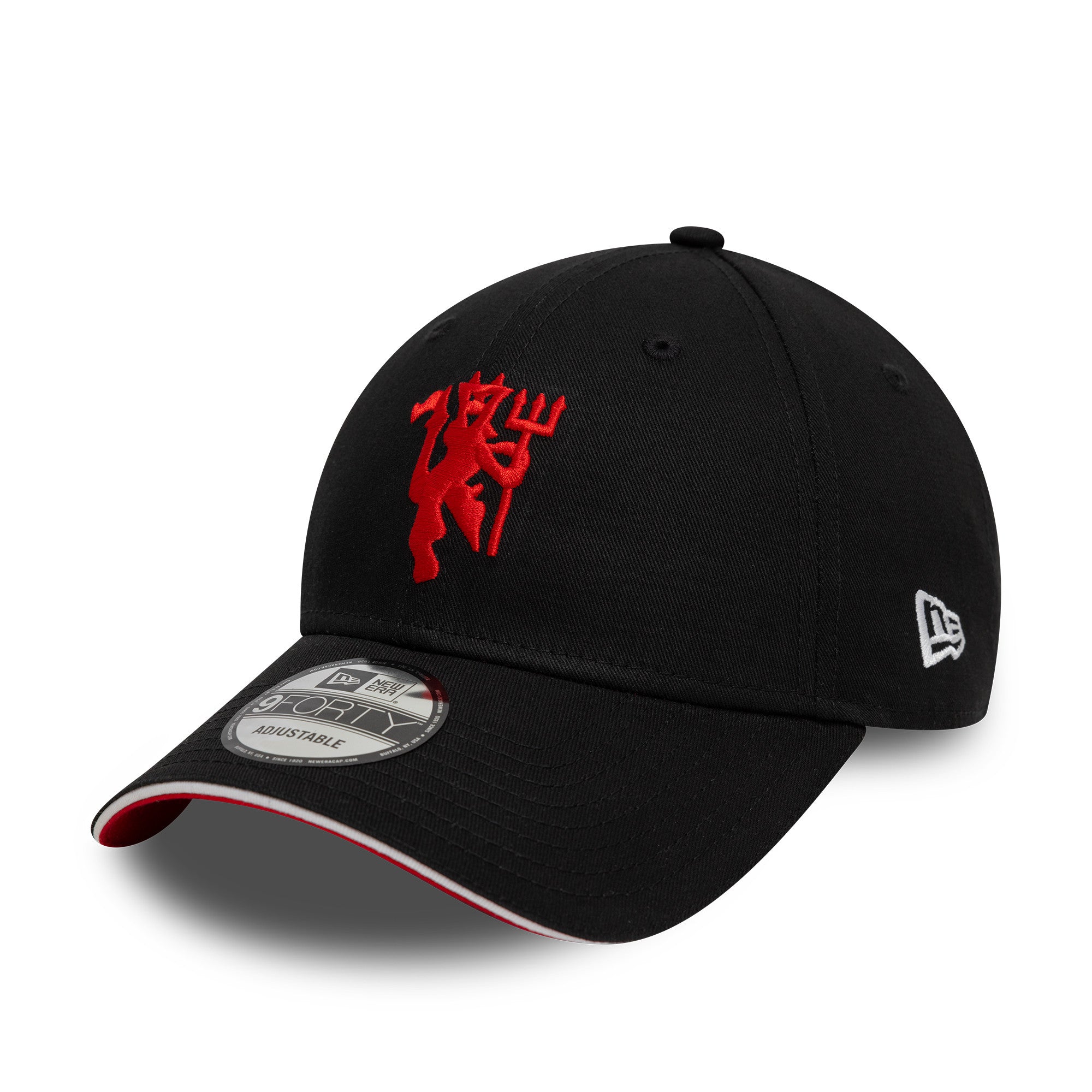 Manchester United Flag 9Forty Cap Adults - Black/Scarlet