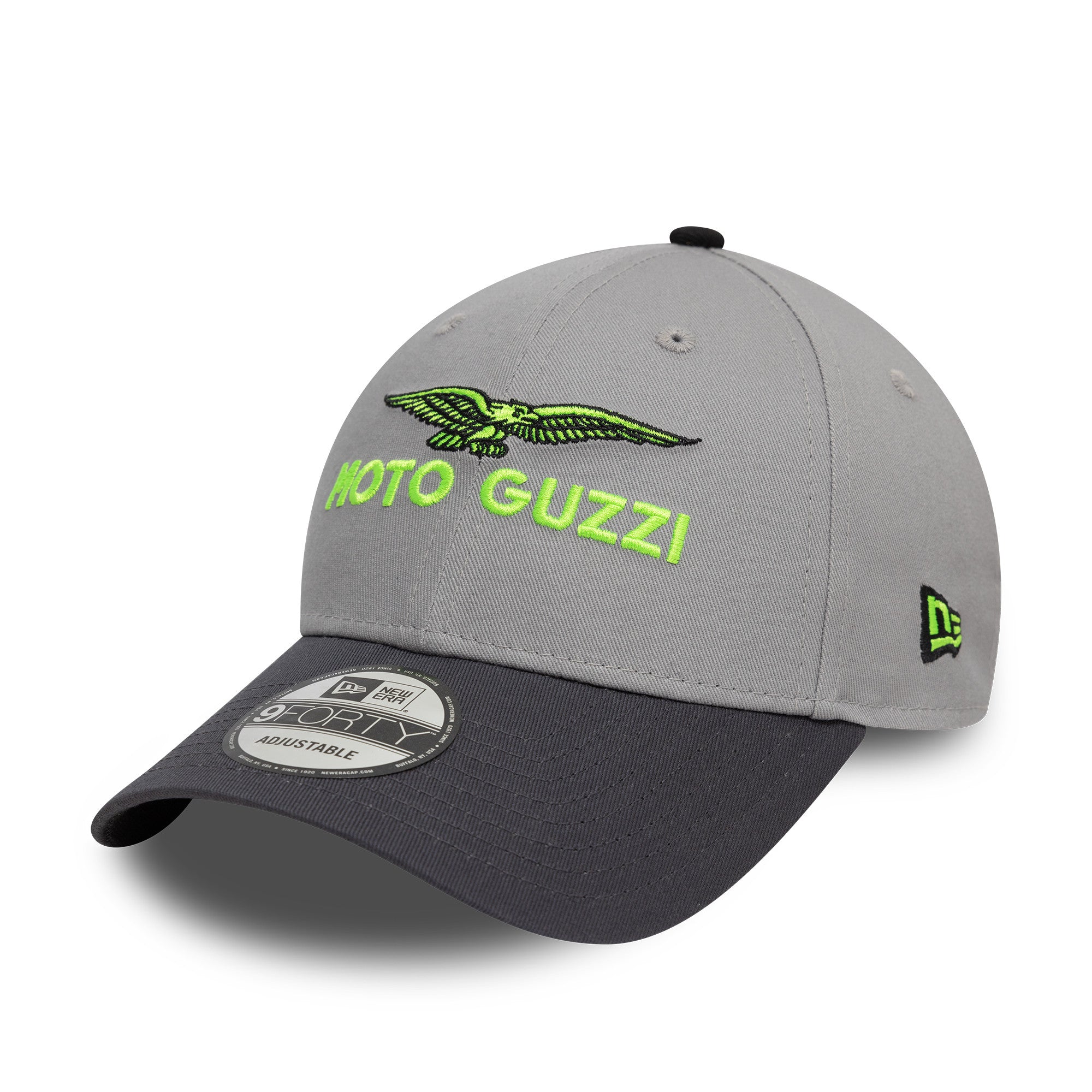 Moto Guzzi Pop Colour 9Forty Cap Adults - Grey/Dark Grey