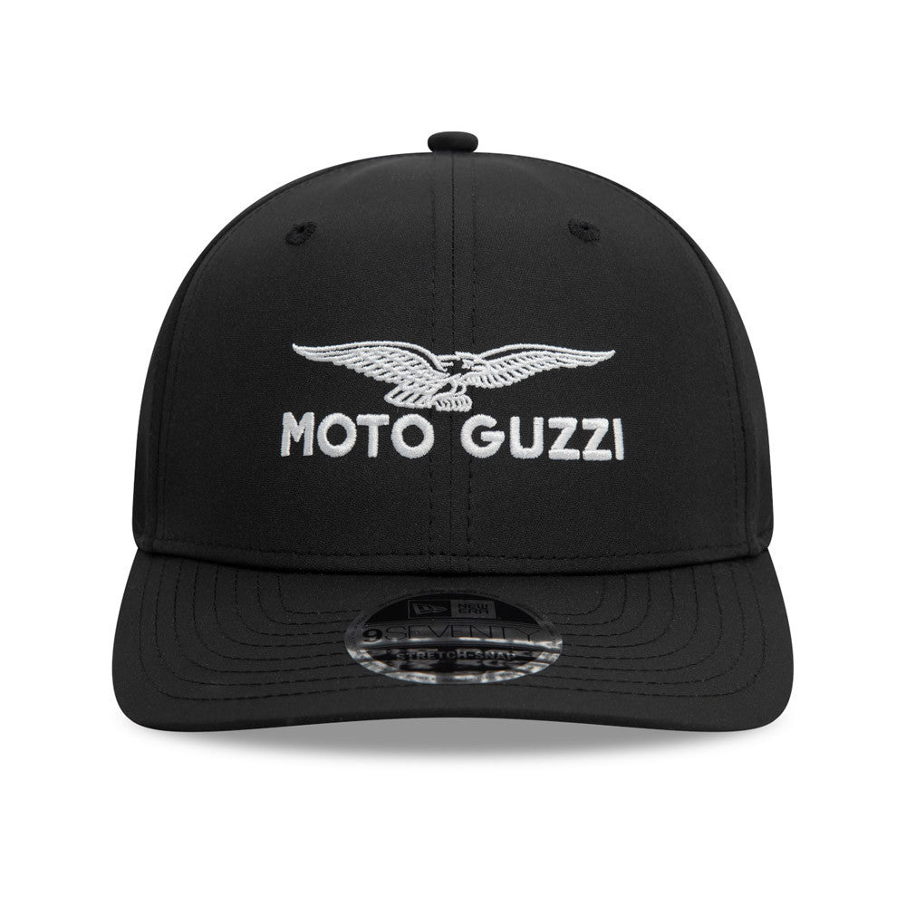Moto Guzzi Core 9Seventy Cap Stretch Snap Adults - Black/White