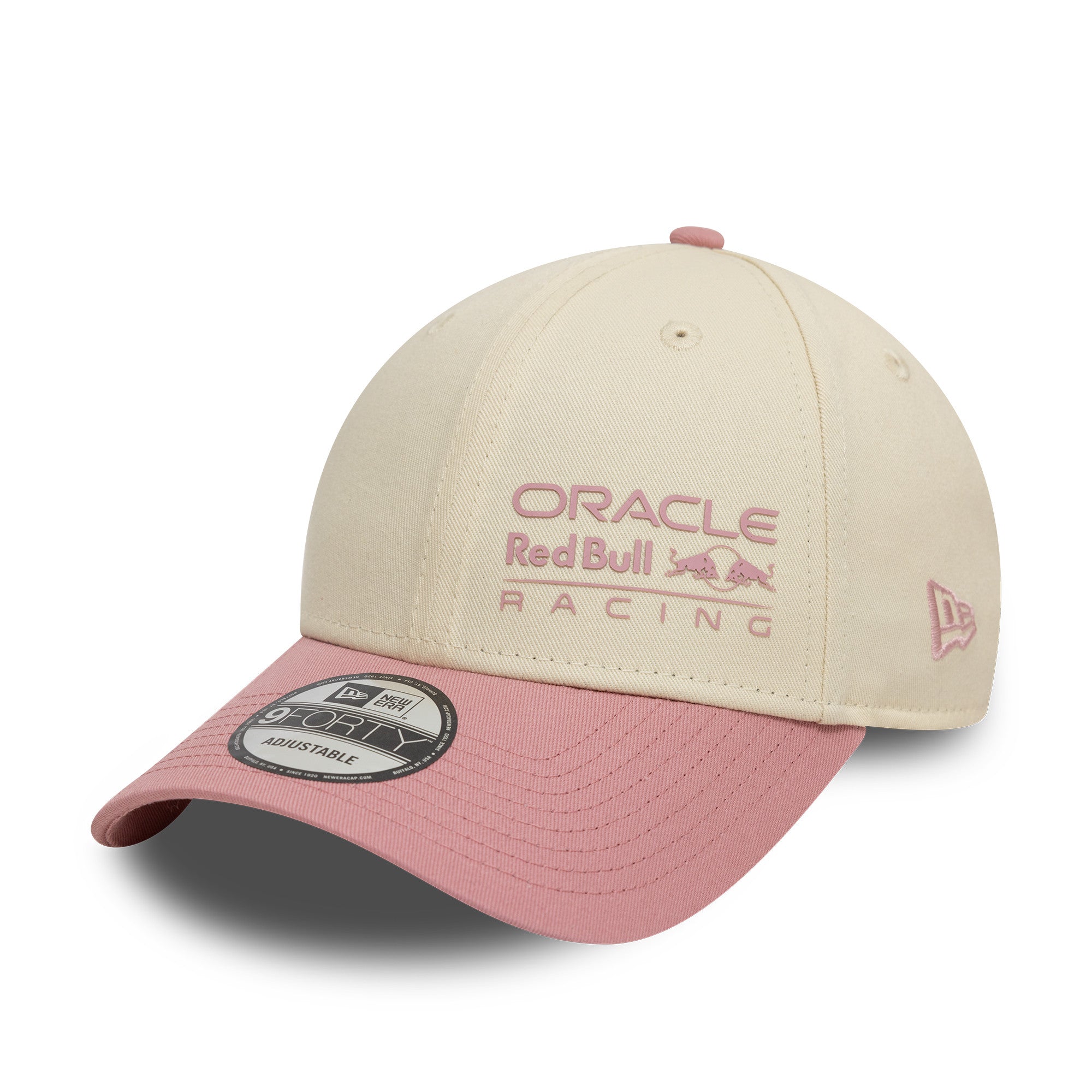 Red Bull Racing F1 Contrast 9Forty Cap Adults - Light Cream/Dark Pink