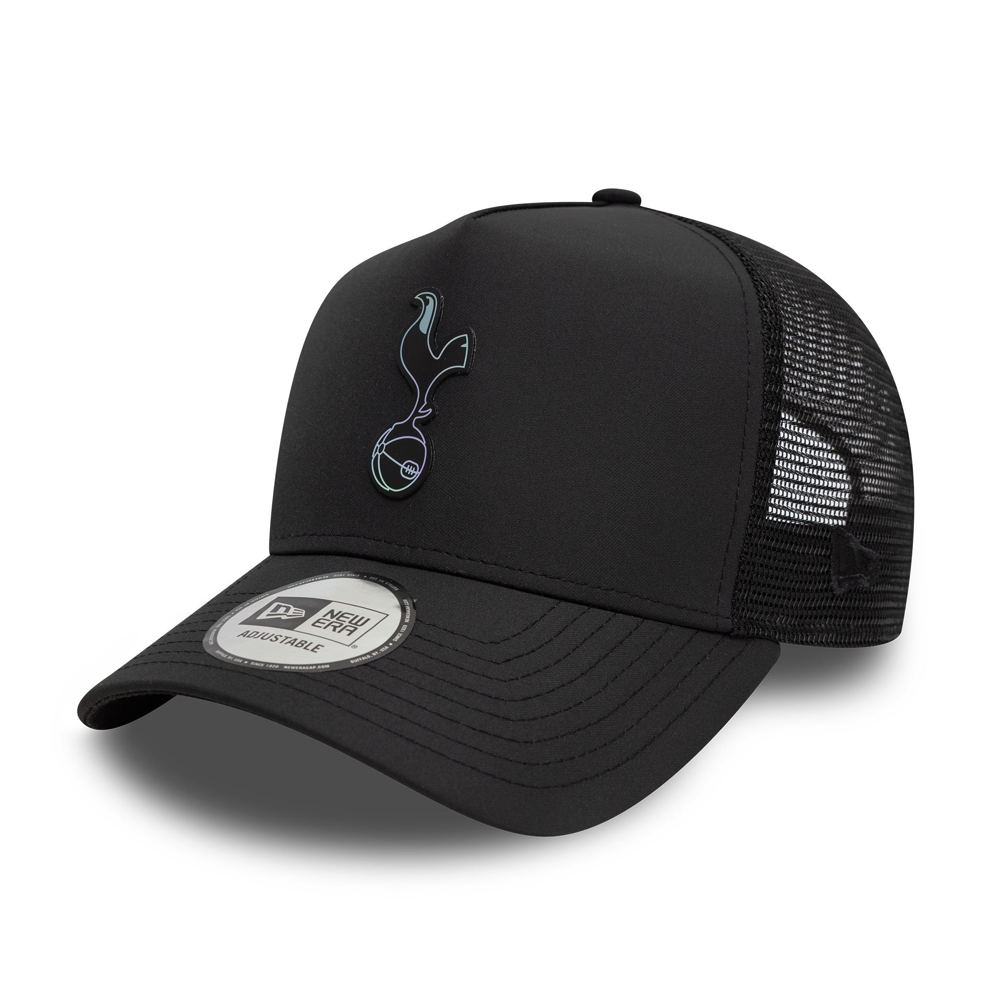 Tottenham Hotspur Iridescent Trucker Cap Adults - Black
