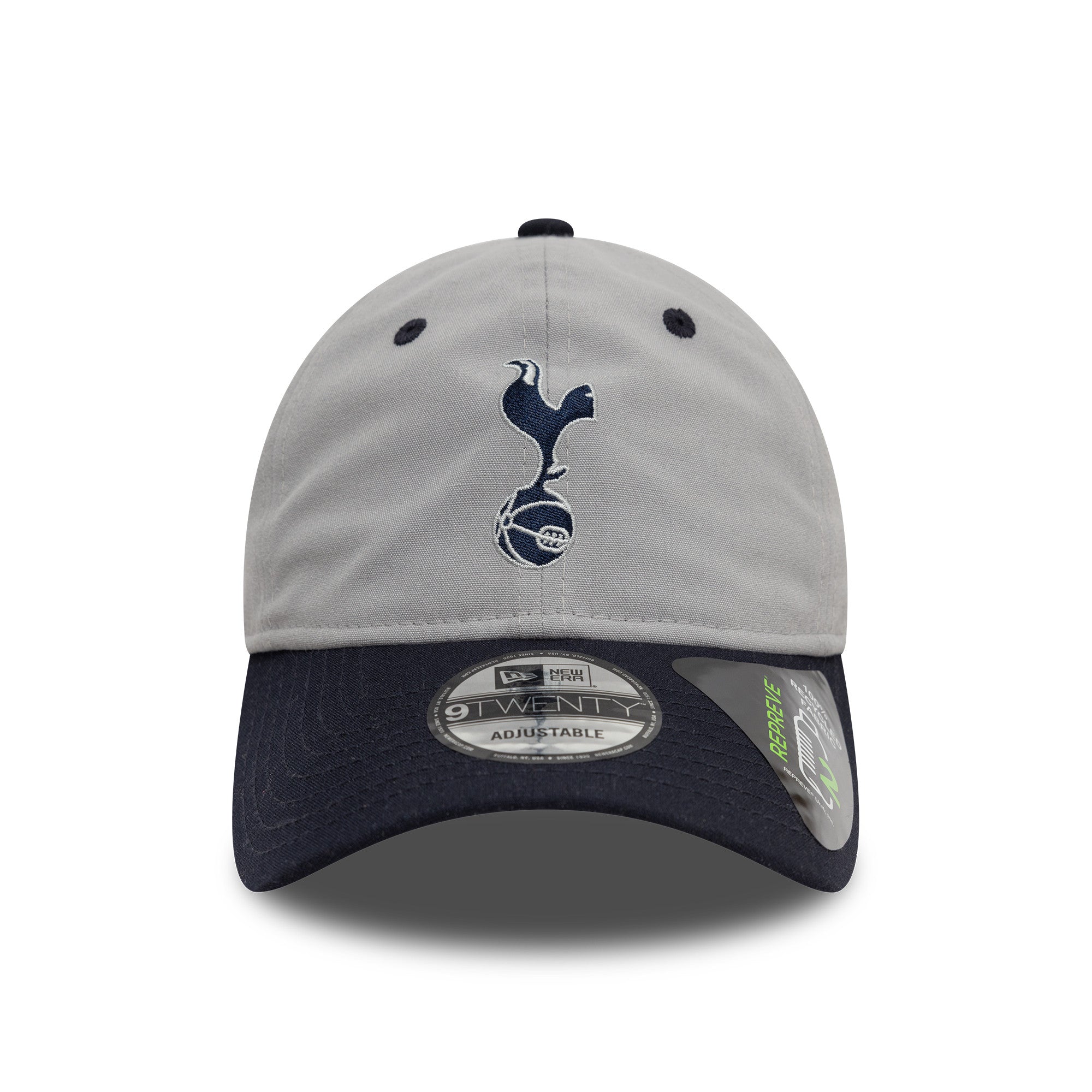 Tottenham Hotspur Contrast Visor 9Twenty Cap Adults - Grey/Light Navy
