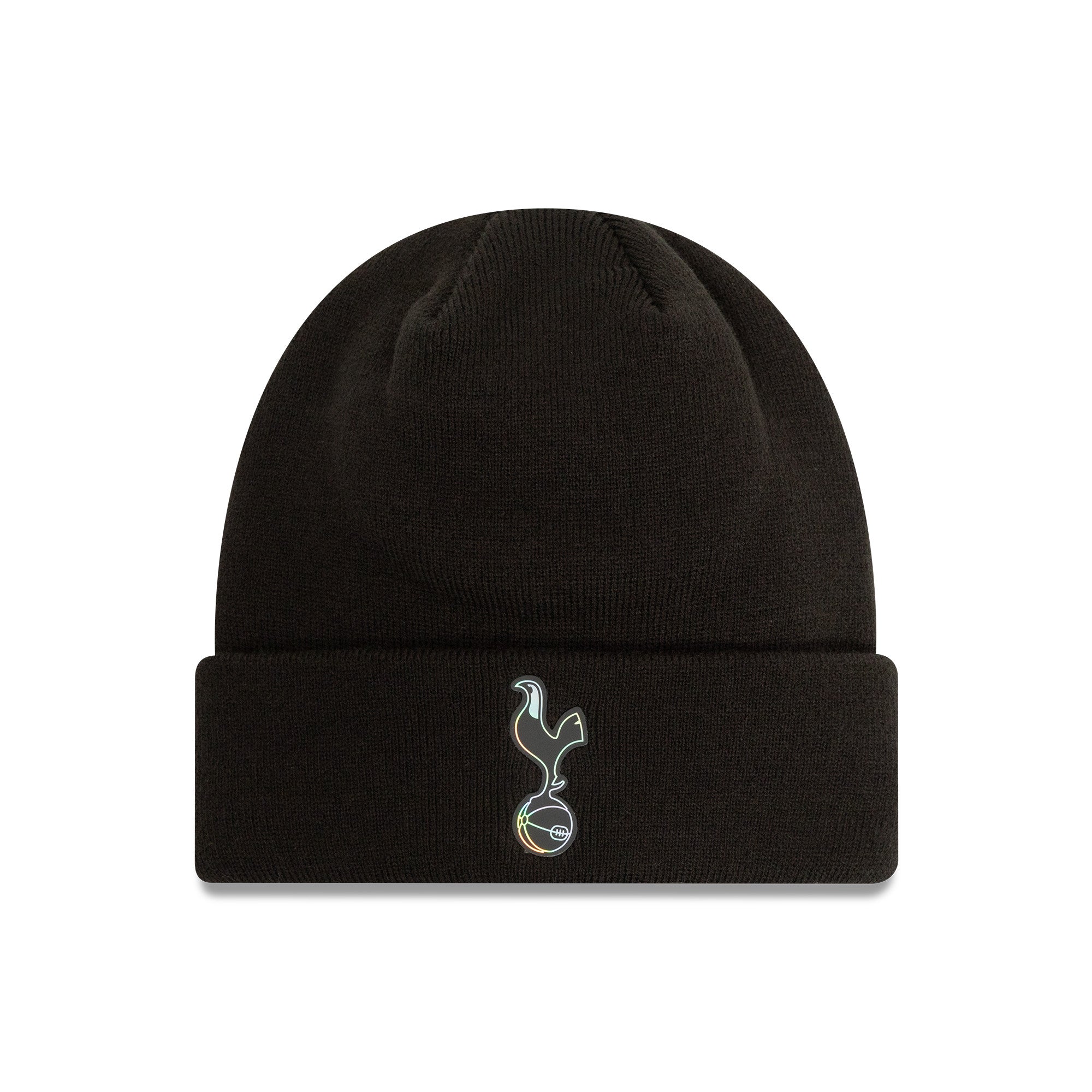 Tottenham Hotspur Iridescent Cuff Beanie Adults - Black