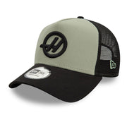 Haas F1 Seasonal Trucker Cap Adults - Black/Evergreen
