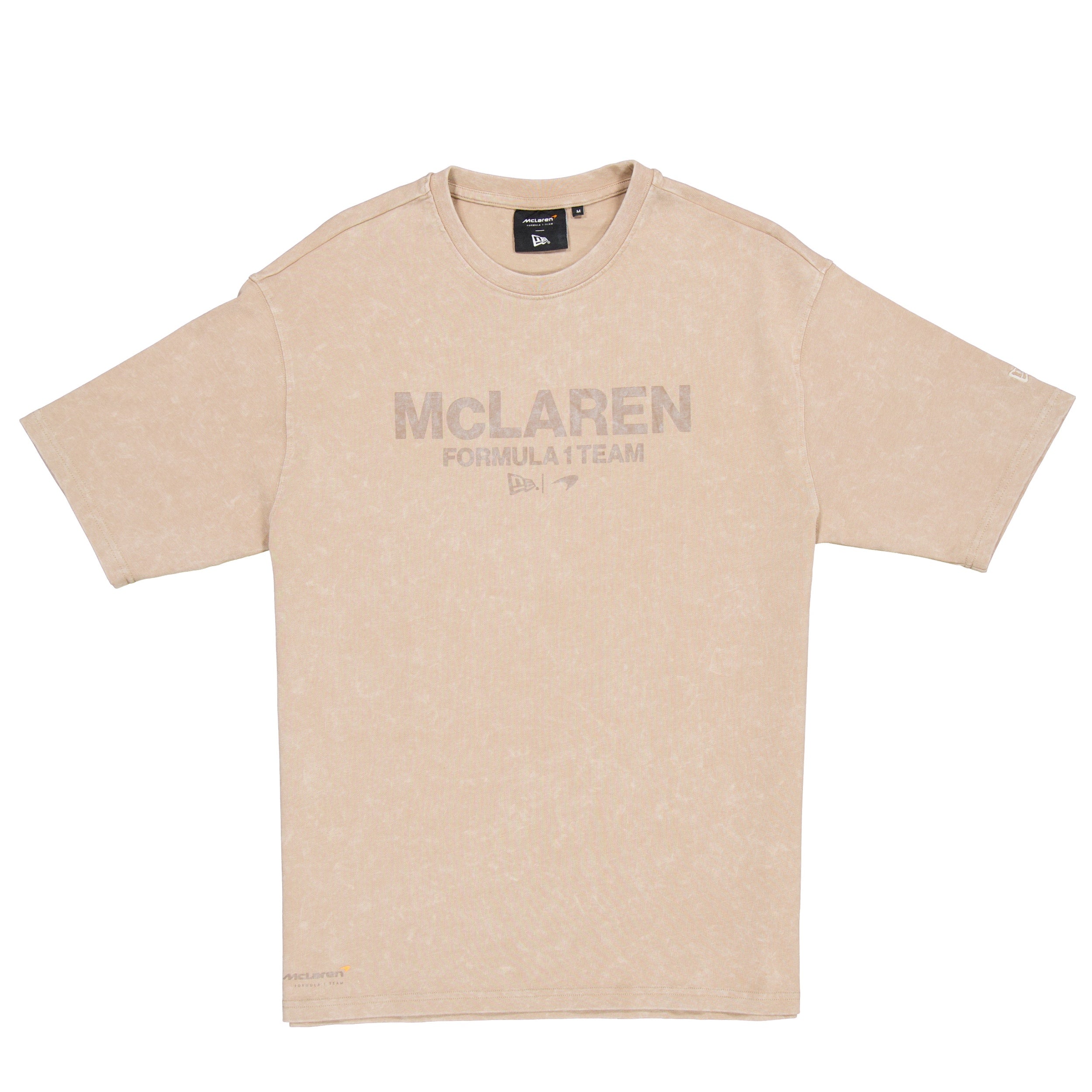 McLaren Racing F1 Wordmark Logo Oversized Tee Adults - Taupe