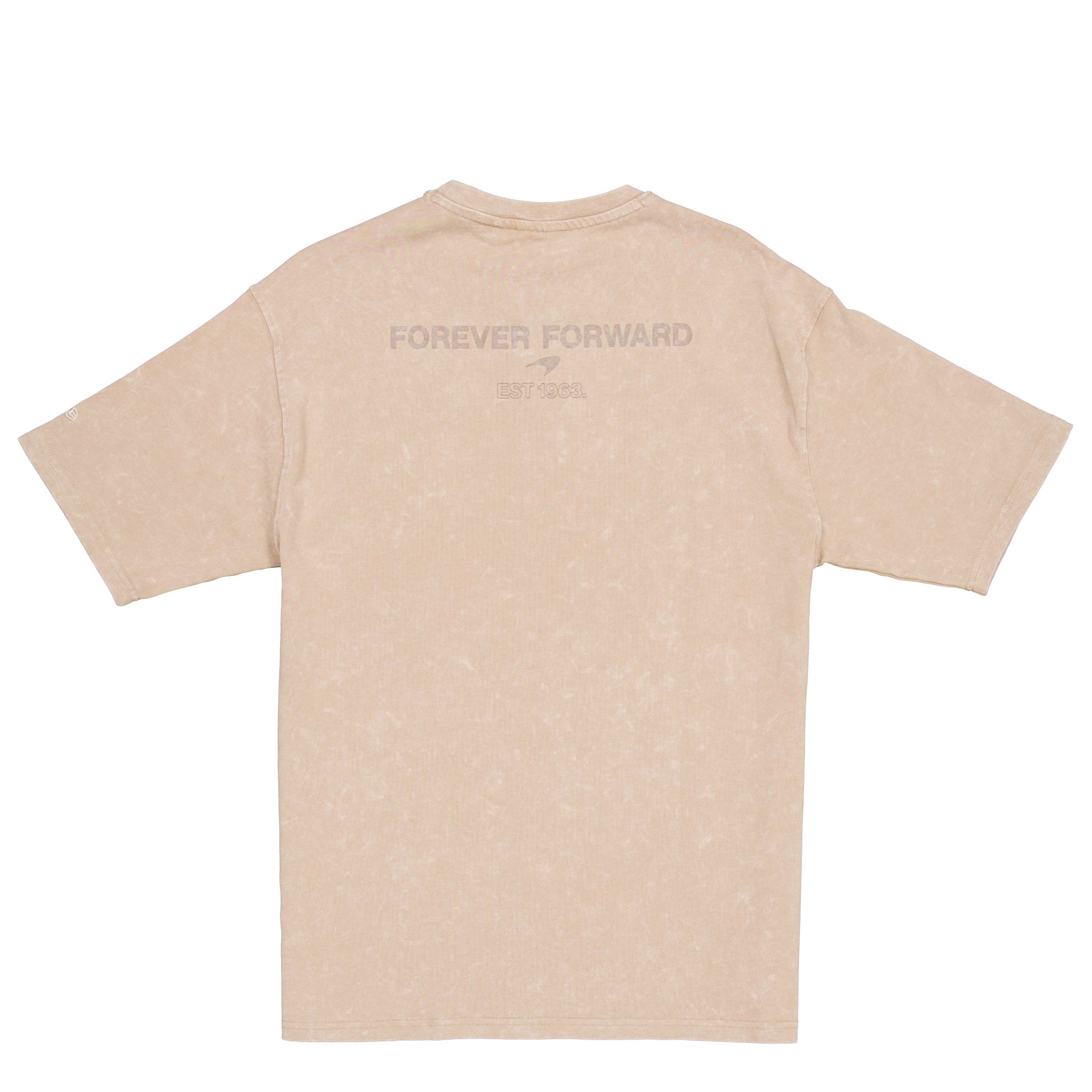 McLaren Racing F1 Wordmark Logo Oversized Tee Adults - Taupe