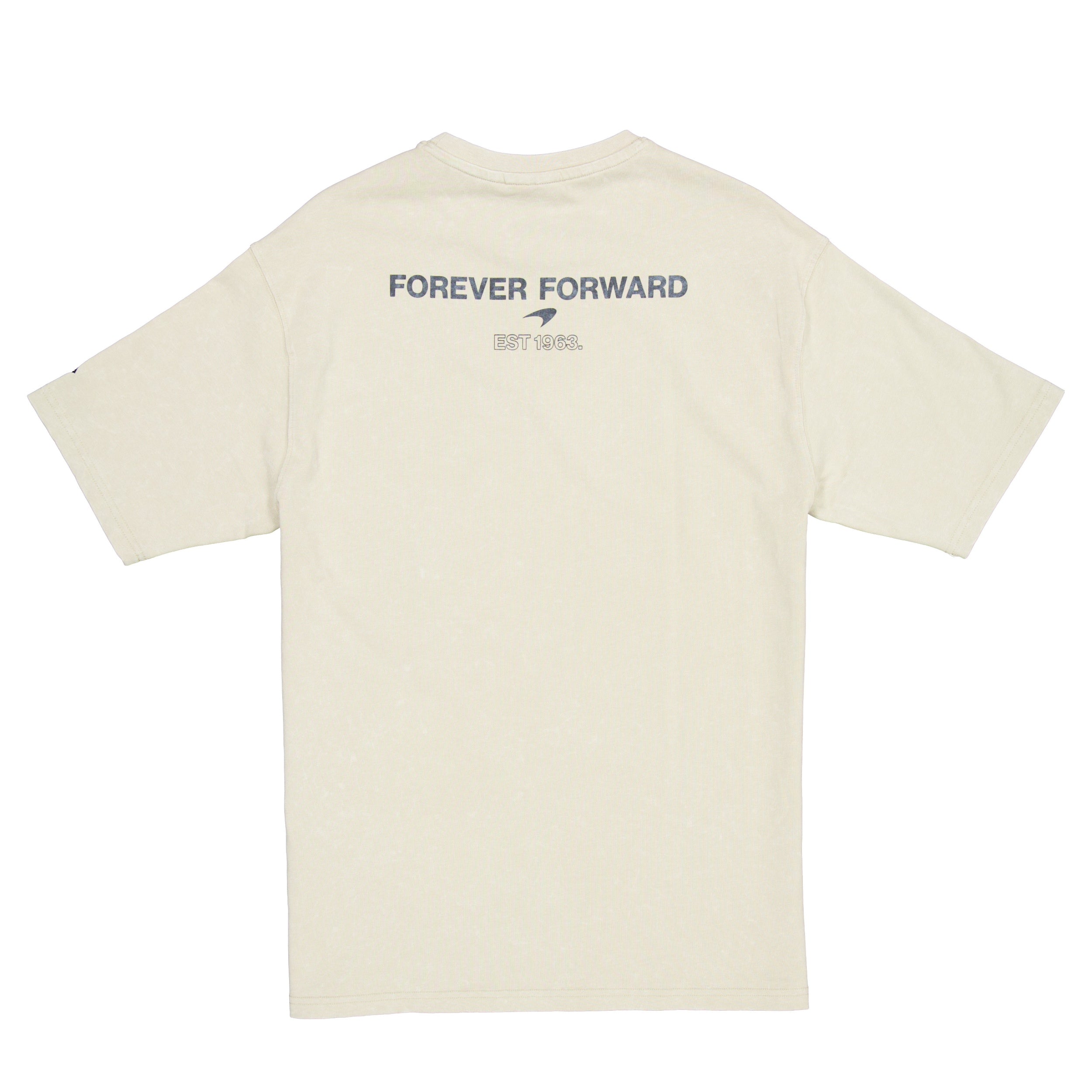 McLaren Racing F1 Wordmark Logo Oversized Tee Adults - Stone