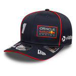 Red Bull Racing F1 Team 2025 Max Verstappen 9Seventy Cap Stretch Snap Adults - Night Sky/White