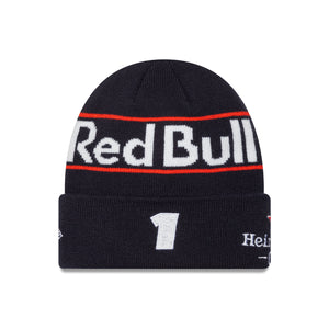 Red Bull Racing F1 Team 2025 Austin Max Verstappen Cuff Knit Infant - Night Sky/White