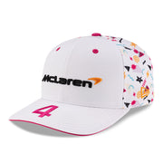 McLaren Racing F1 Team 2025 Lando Norris Miami 9Seventy Cap Stretch Snap Adults - White
