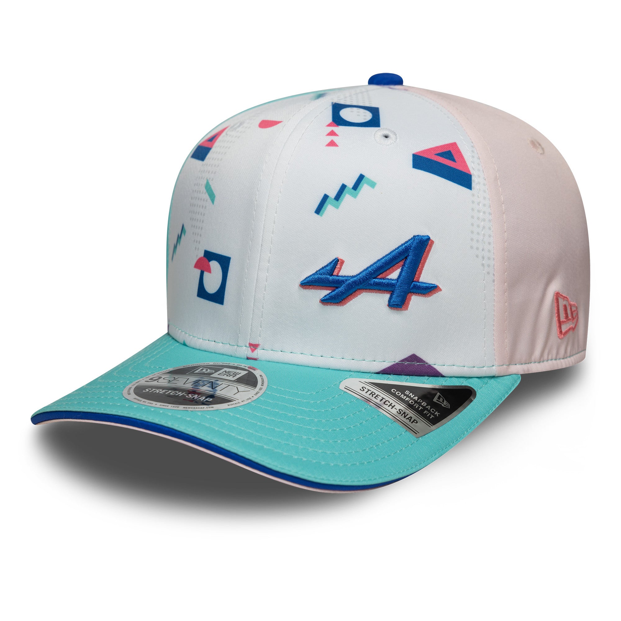 Alpine F1 Team 2025 Miami 9Seventy Cap Stretch Snap Adults - White