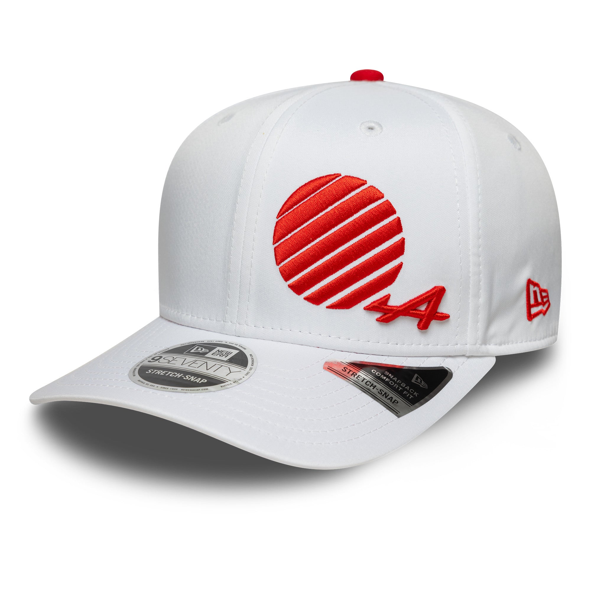 Alpine F1 Team 2025 Japan 9Seventy Cap Stretch Snap Adults - White