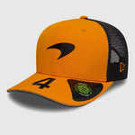 McLaren Racing F1 Team 2025 Lando Norris 9Seventy Cap Stretch Snap Adults - Papaya