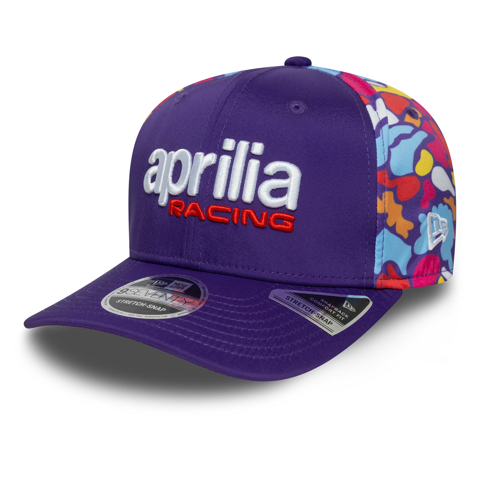 Aprilia Misano 9Seventy Cap Stretch Snap Adults - Purple