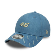 VR46 Denim 9Forty Cap Mc Adults - Open Blue