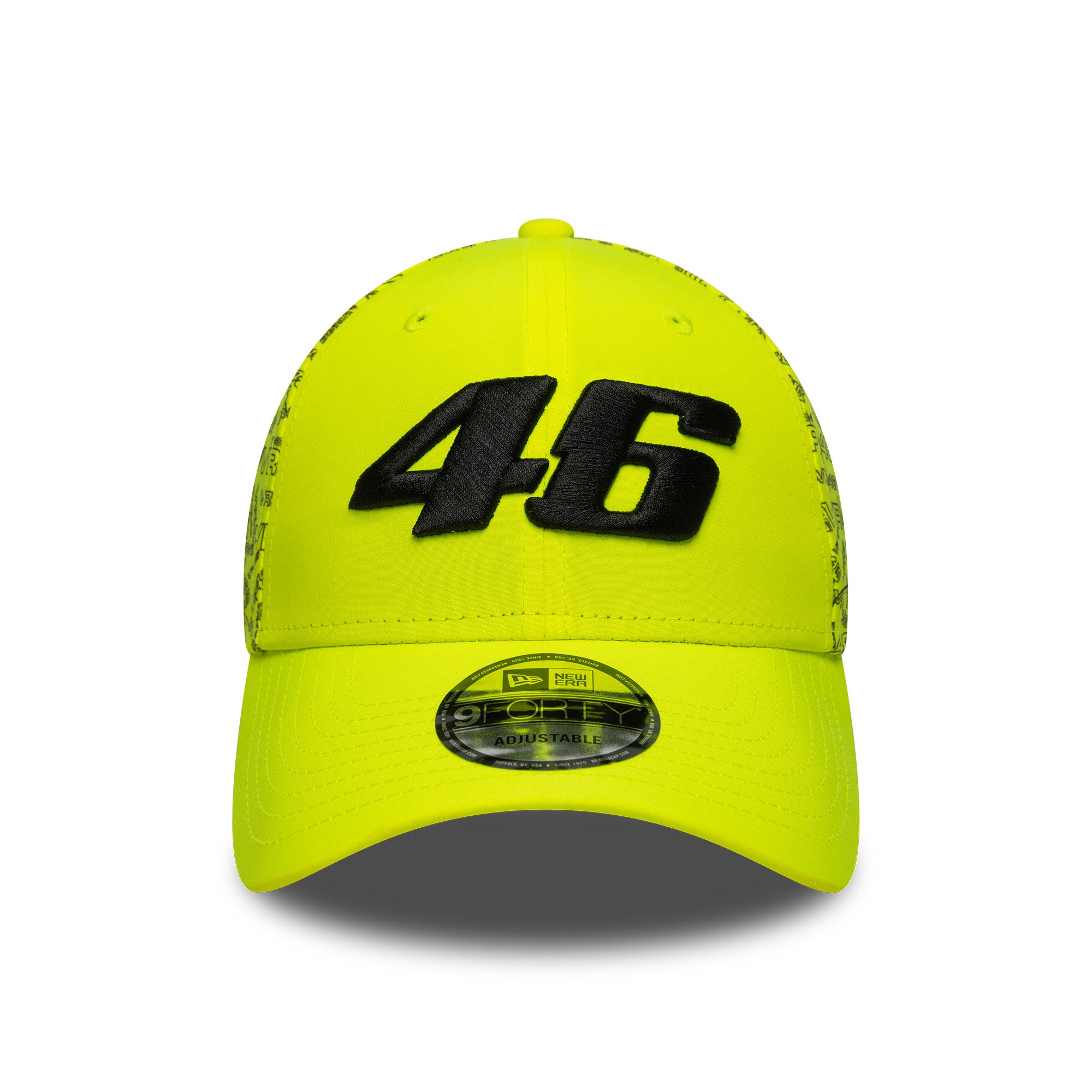 VR46 All Over Print 9Forty Cap Adults - Neon Yellow